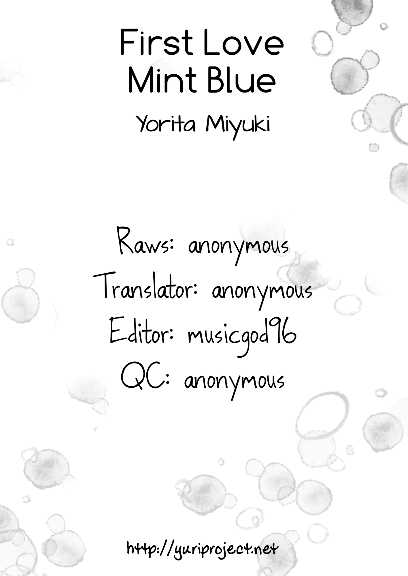 First Love Mint Blue Oneshot 第34页