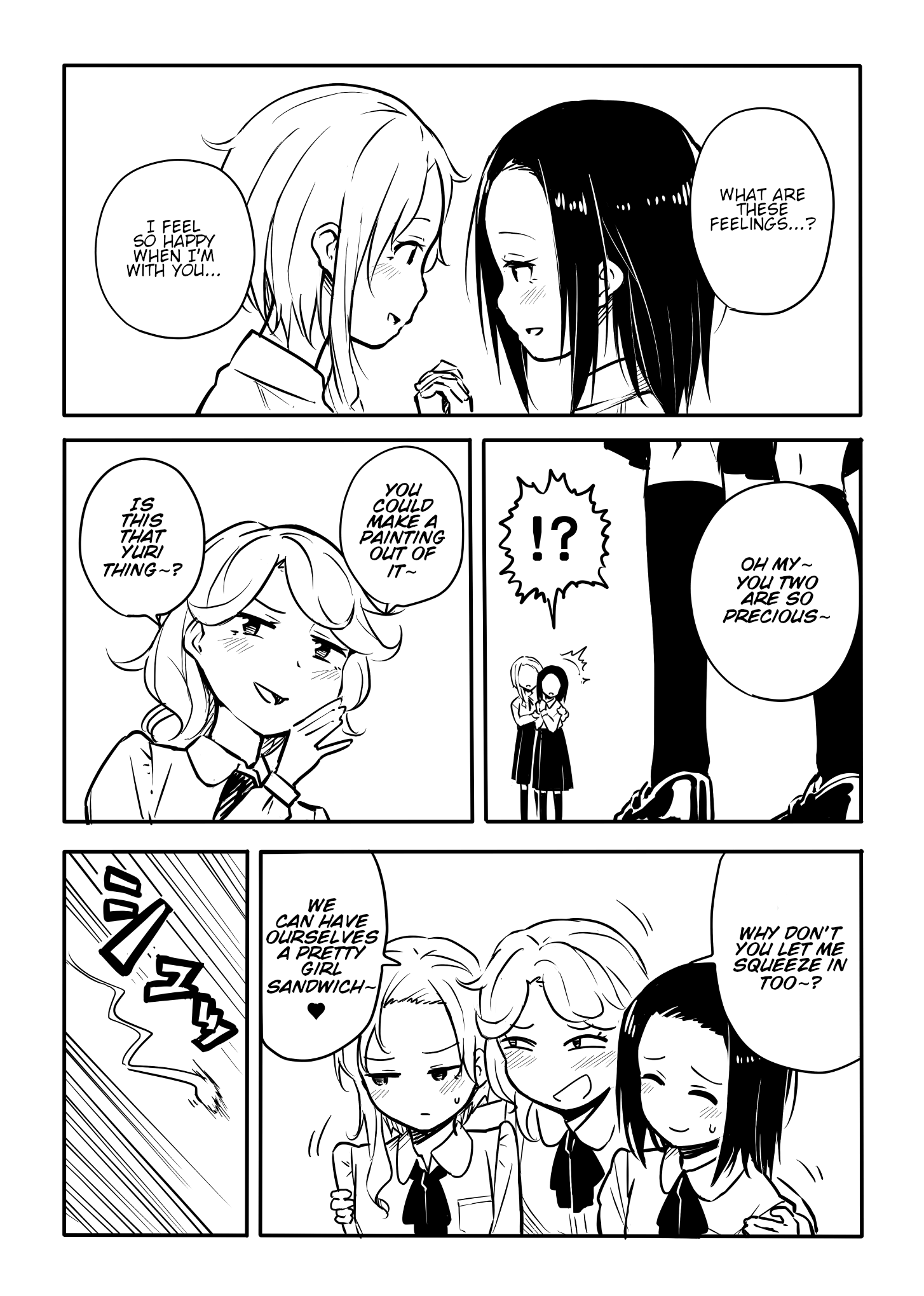 Those Who Try To Squeeze Their Way Inbetween Yuri 第1页