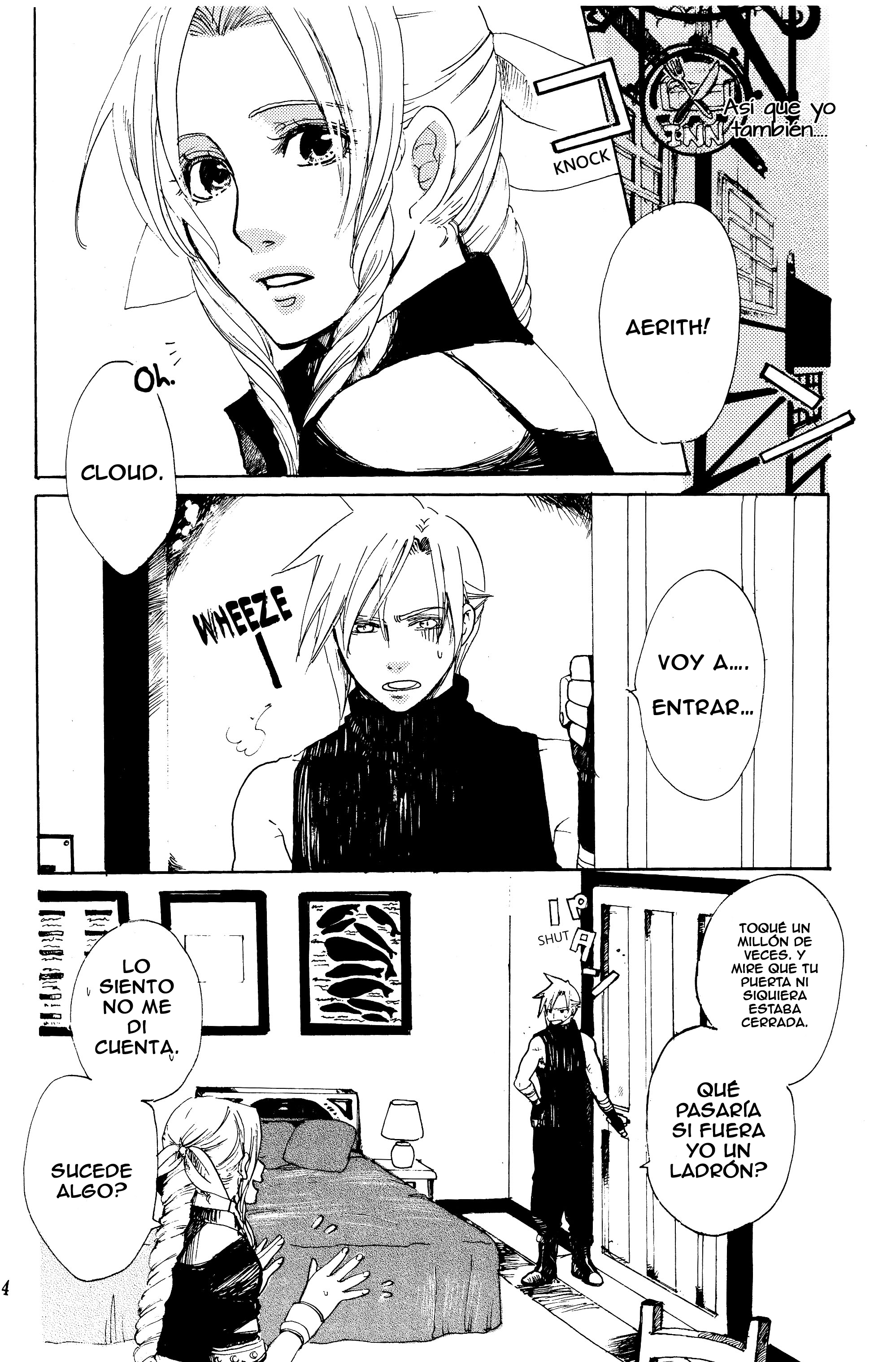 Final Fantasy VII - Ryuusei no Hito (Doujinshi) Oneshot 第4页