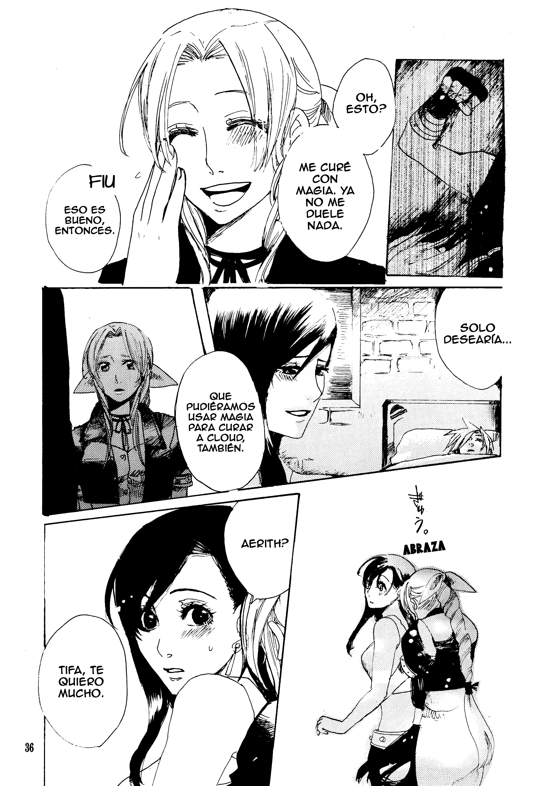 Final Fantasy VII - Ryuusei no Hito (Doujinshi) Oneshot 第36页