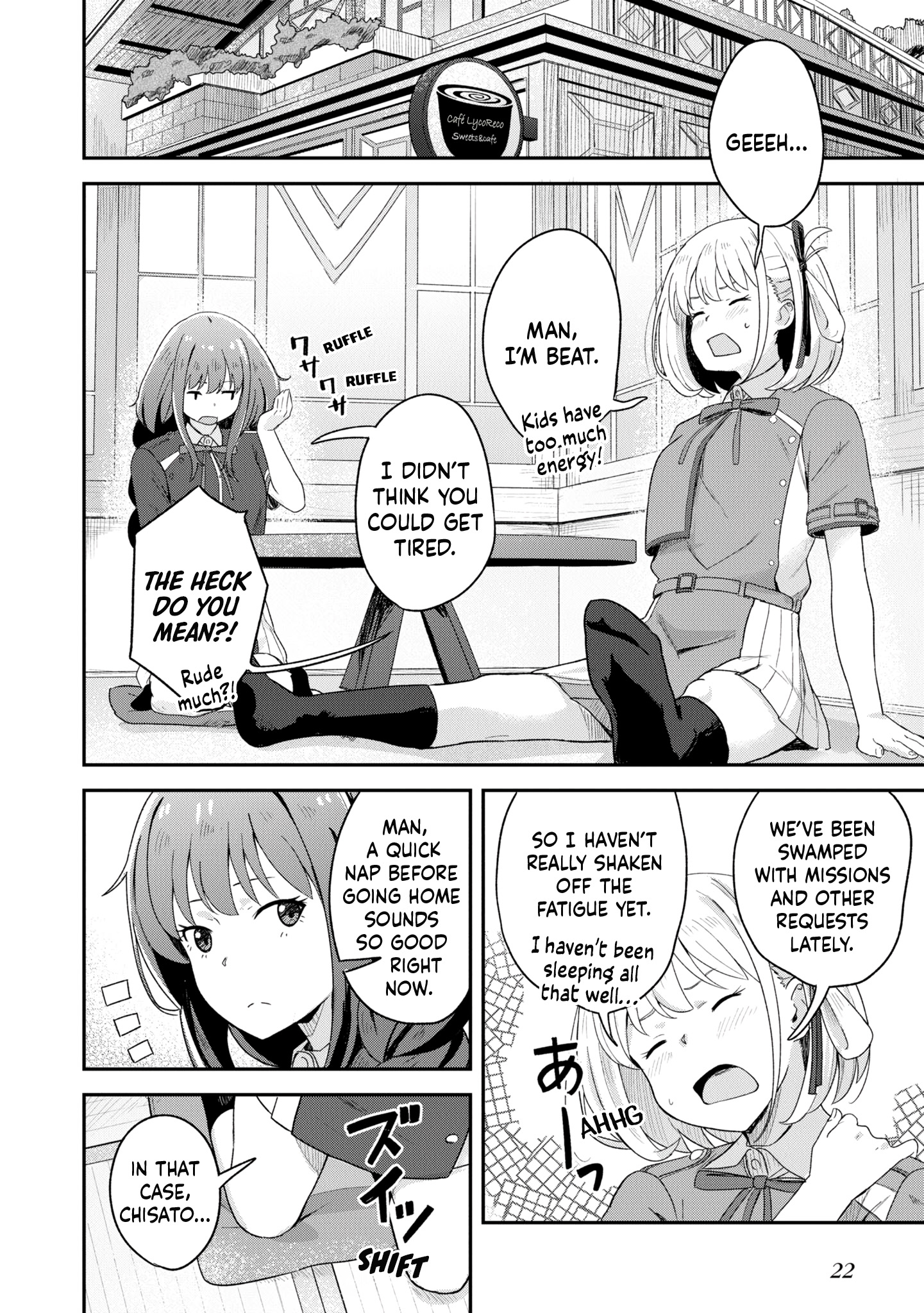 Lycoris Recoil: Koushiki Comic Anthology - Reload The heartbeat sharing 第8页