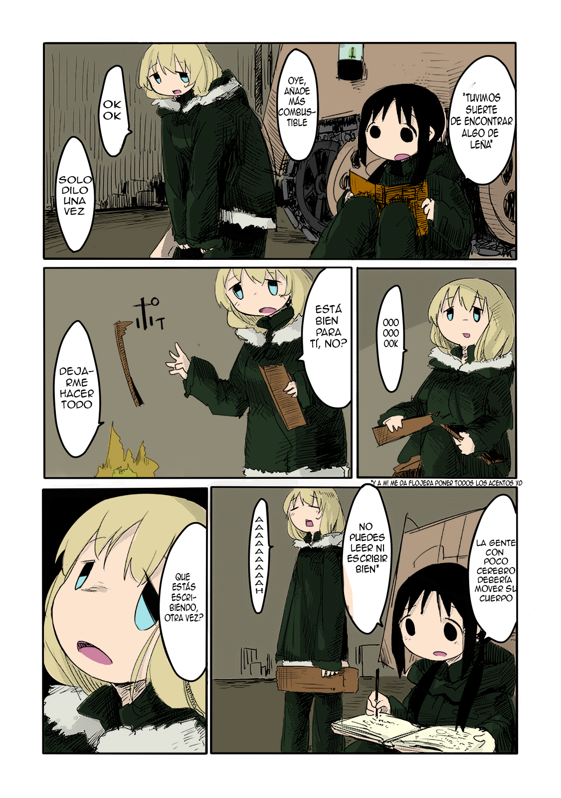 (Fan colored) Shoujo Shuumatsu Ryokou Ch. 3 第3页