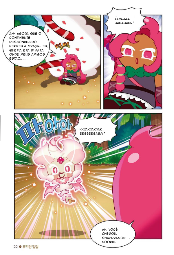 Cookie Run Kingdom Original NEW Comic Book A Reunião dos Cookies 第11页
