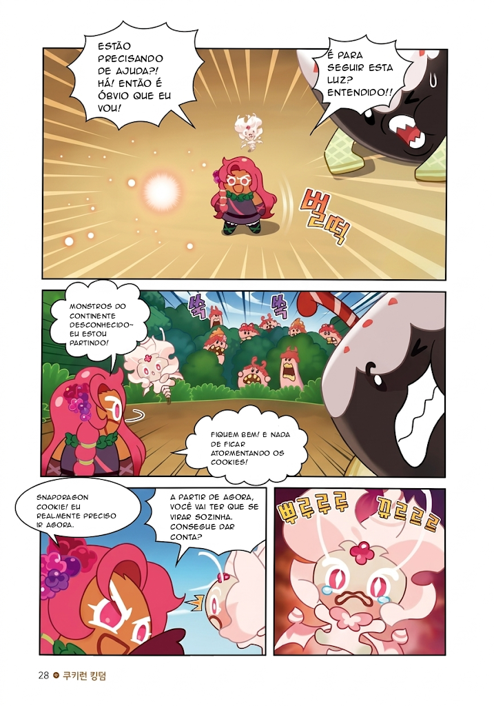 Cookie Run Kingdom Original NEW Comic Book A Reunião dos Cookies 第17页