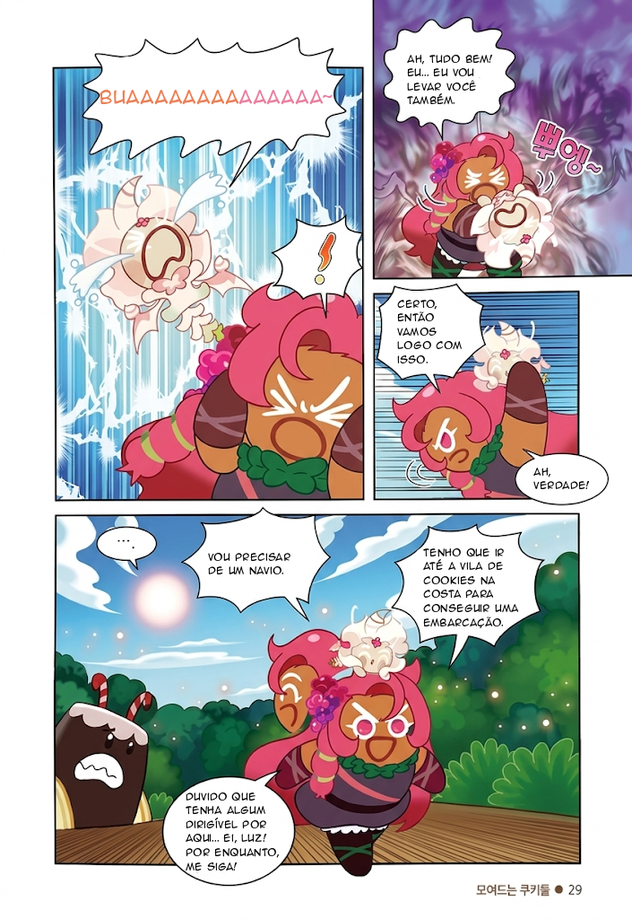 Cookie Run Kingdom Original NEW Comic Book A Reunião dos Cookies 第18页