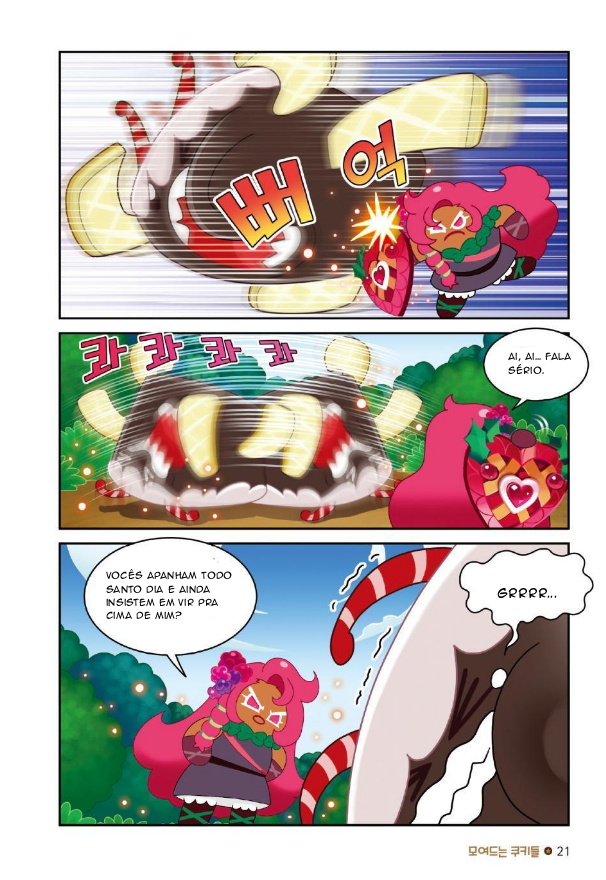 Cookie Run Kingdom Original NEW Comic Book A Reunião dos Cookies 第10页