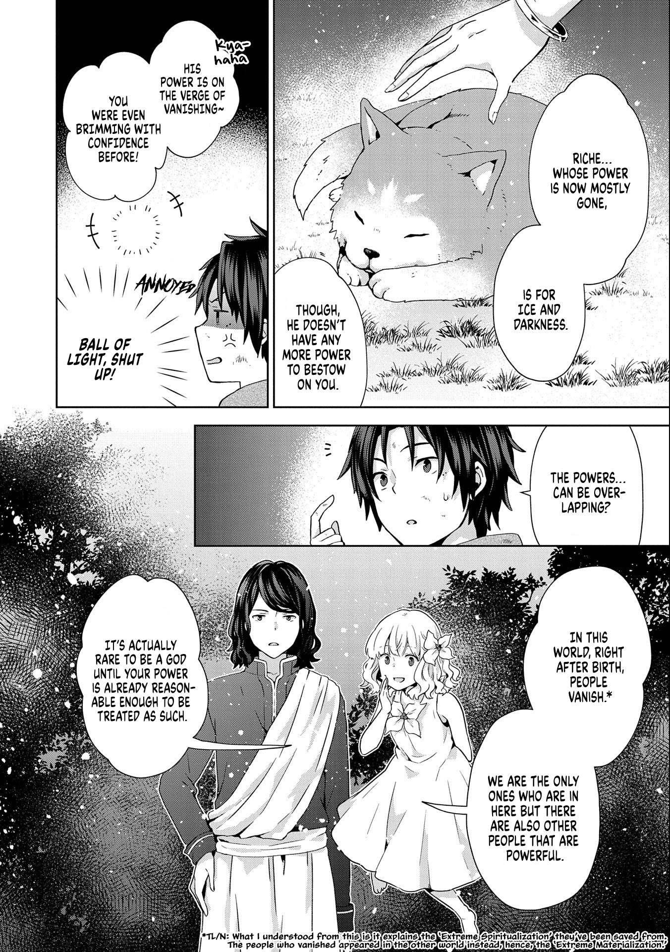 Isekai ni Ten'i Shitara Yama no Naka datta. Handou de Tsuyosa yori mo Kaitekisa wo Erabimashita Vol. 1 Ch. 2 第14页
