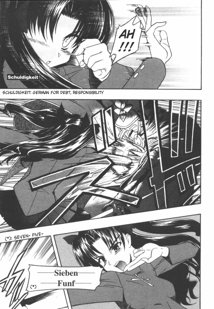 Fate/stay night - Comic Battle (Doujinshi) Rin vs Shirou (Schuldigkeit) 第1页