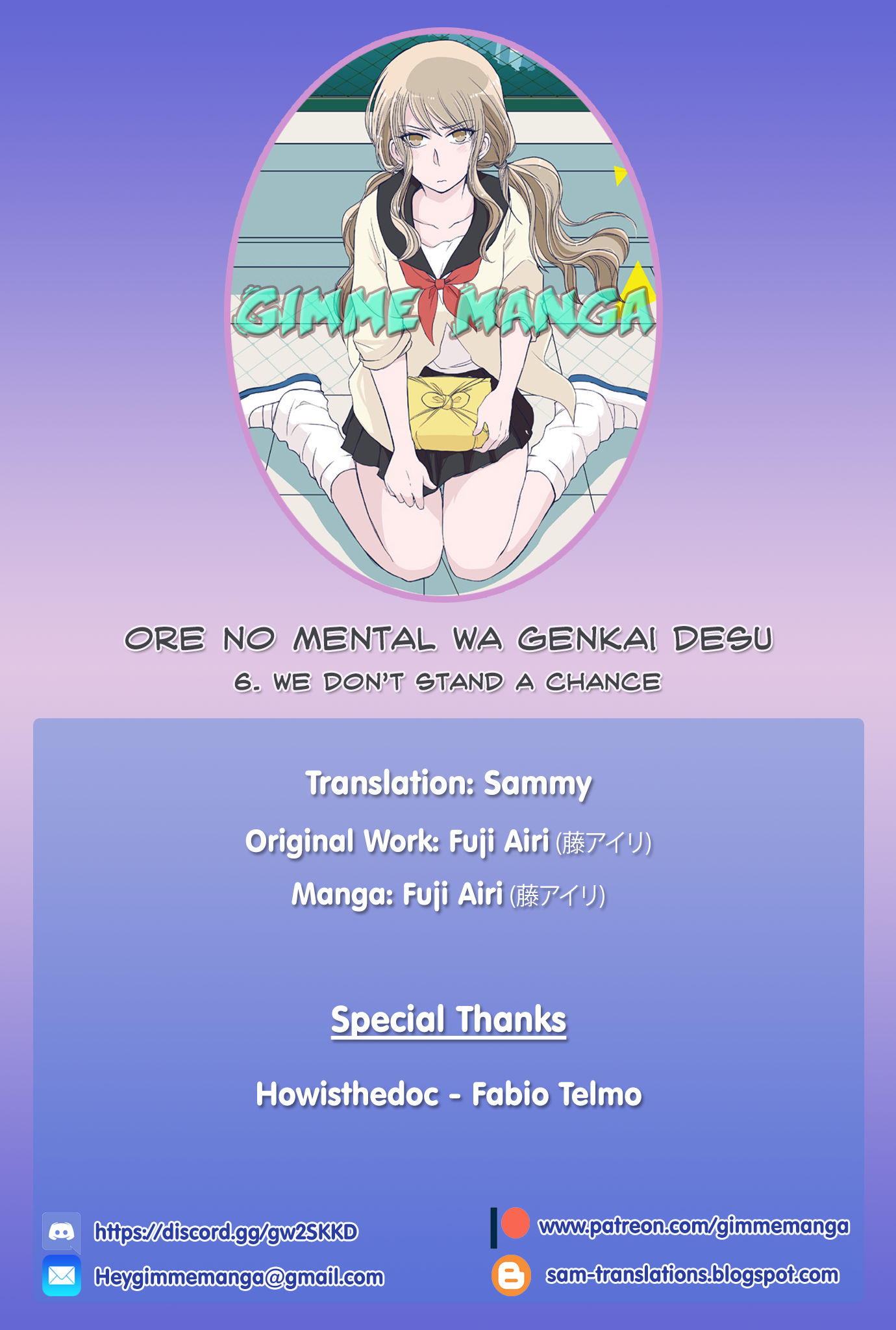 Ore no Mental wa Genkai desu We don't stand a chance 第1页