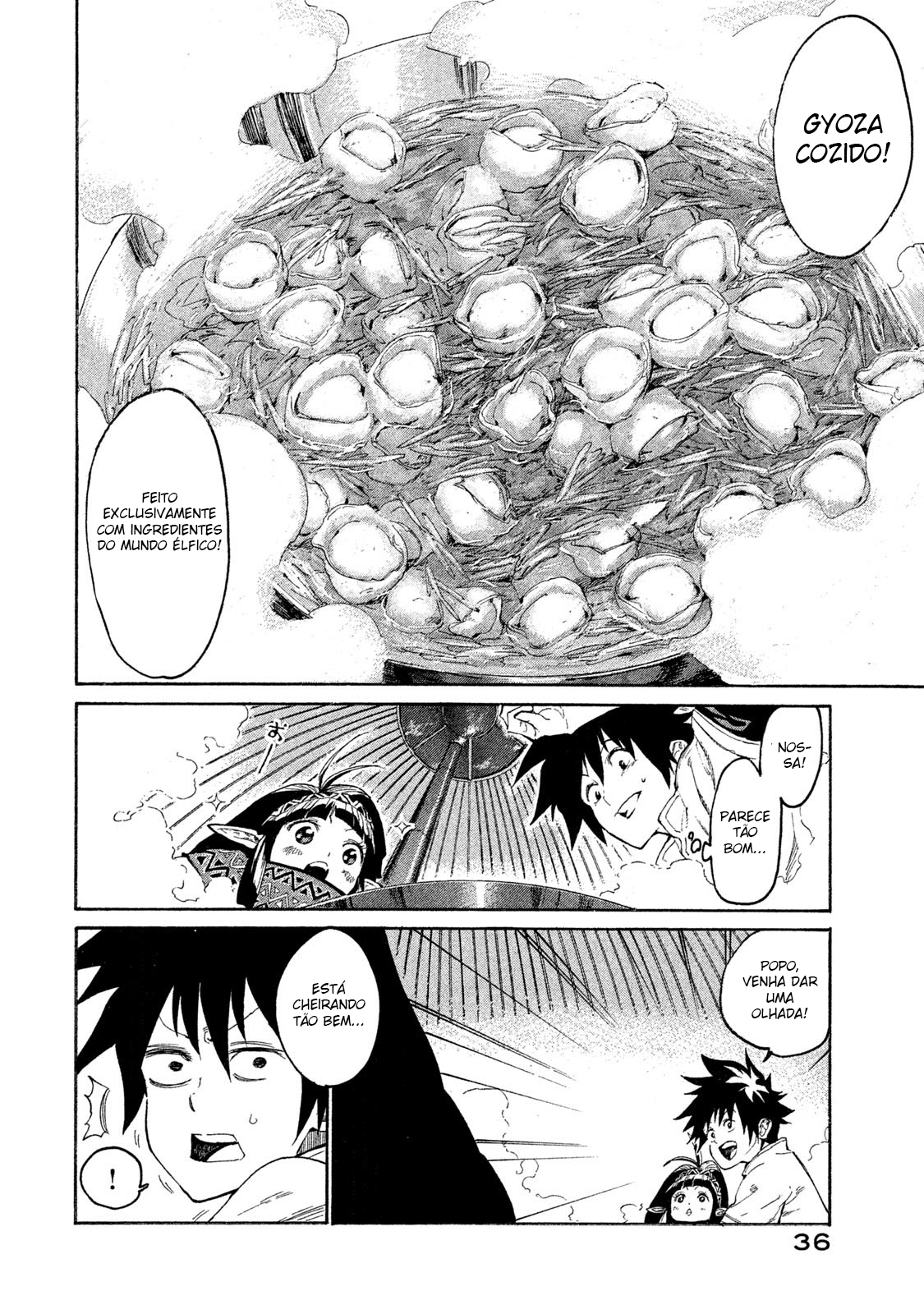 Mazumeshi Elf to Yuuboku gurashi A porta que leva as campinas 第35页