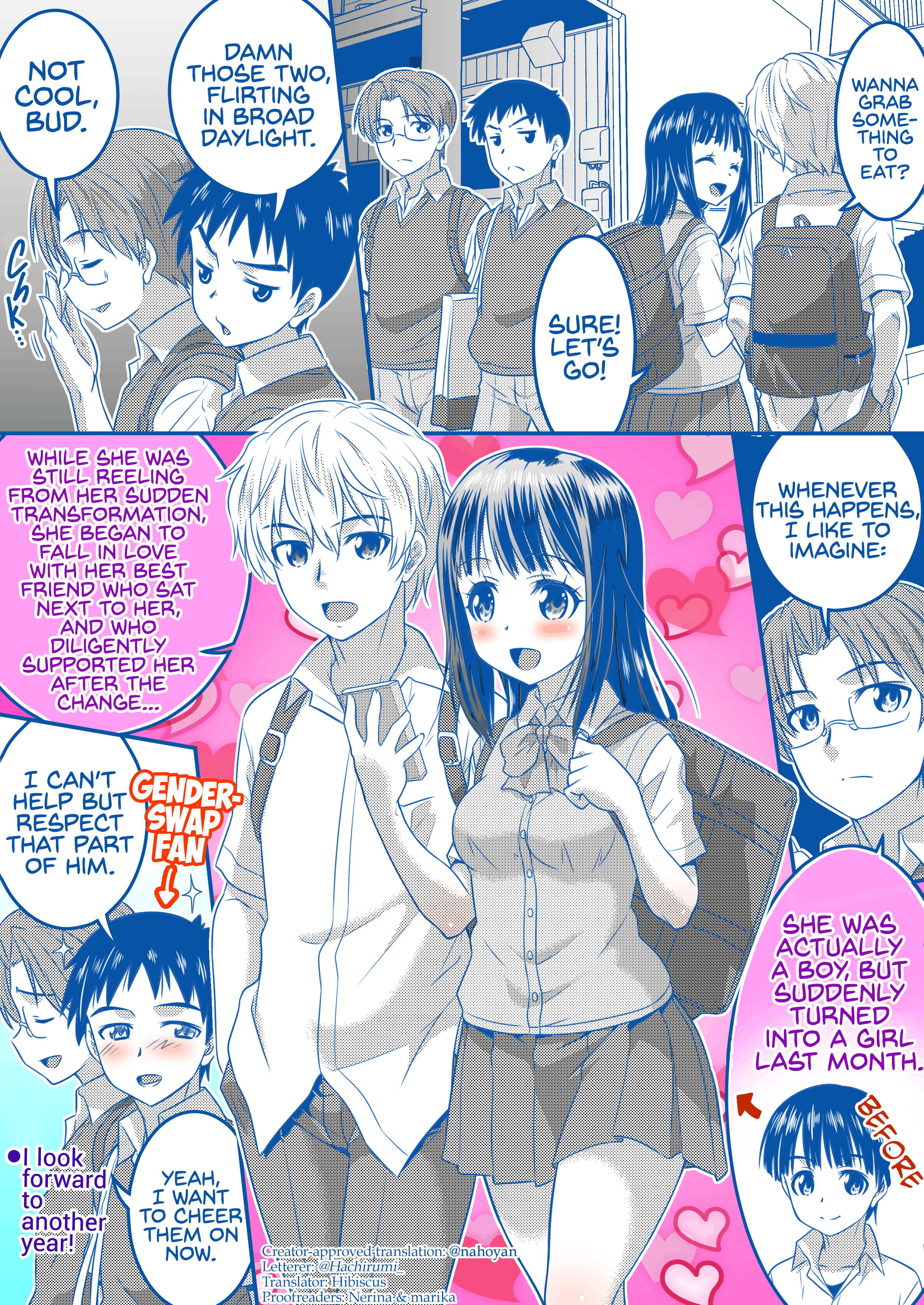 The Genderswapped Boy is Always Beside You 第1页