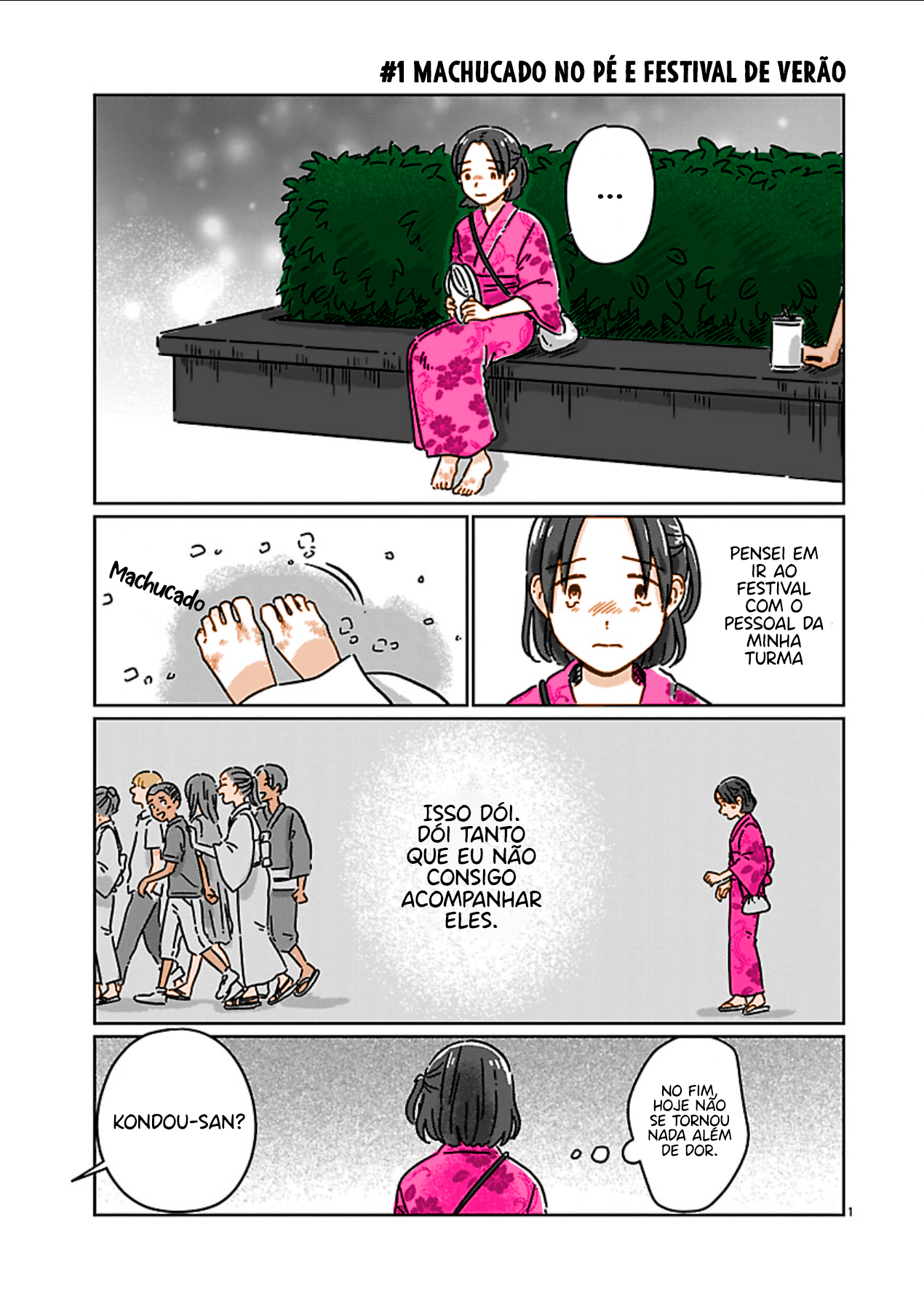 Chigau Class no Suki na Hito Machucado no Pé e Festival de Verão. 第1页