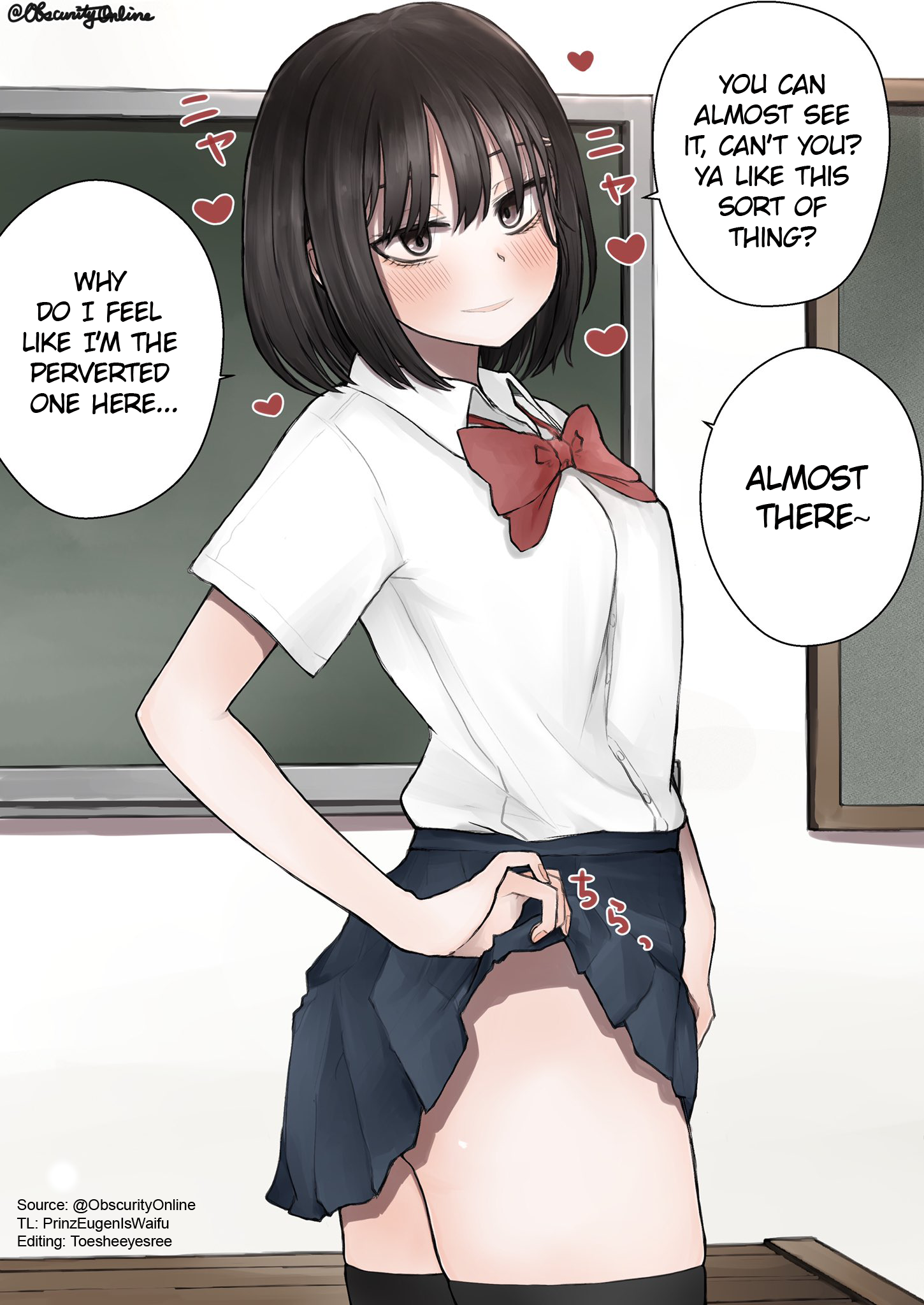 Please Strike a Pose That Will Almost Allow Me to See It! 第1页