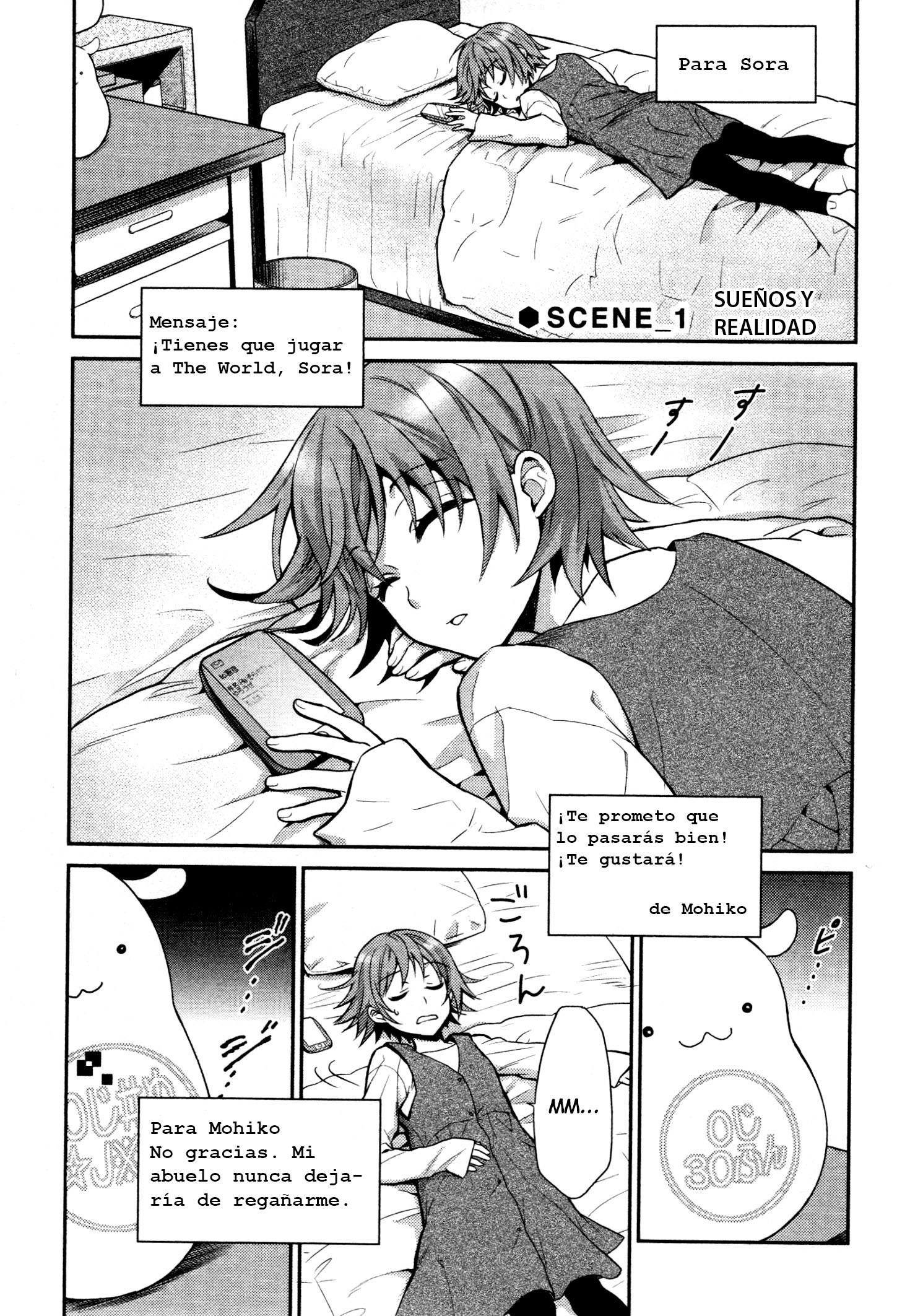 .hack//Sora: Beyond The World Sueños y realidad 第1页