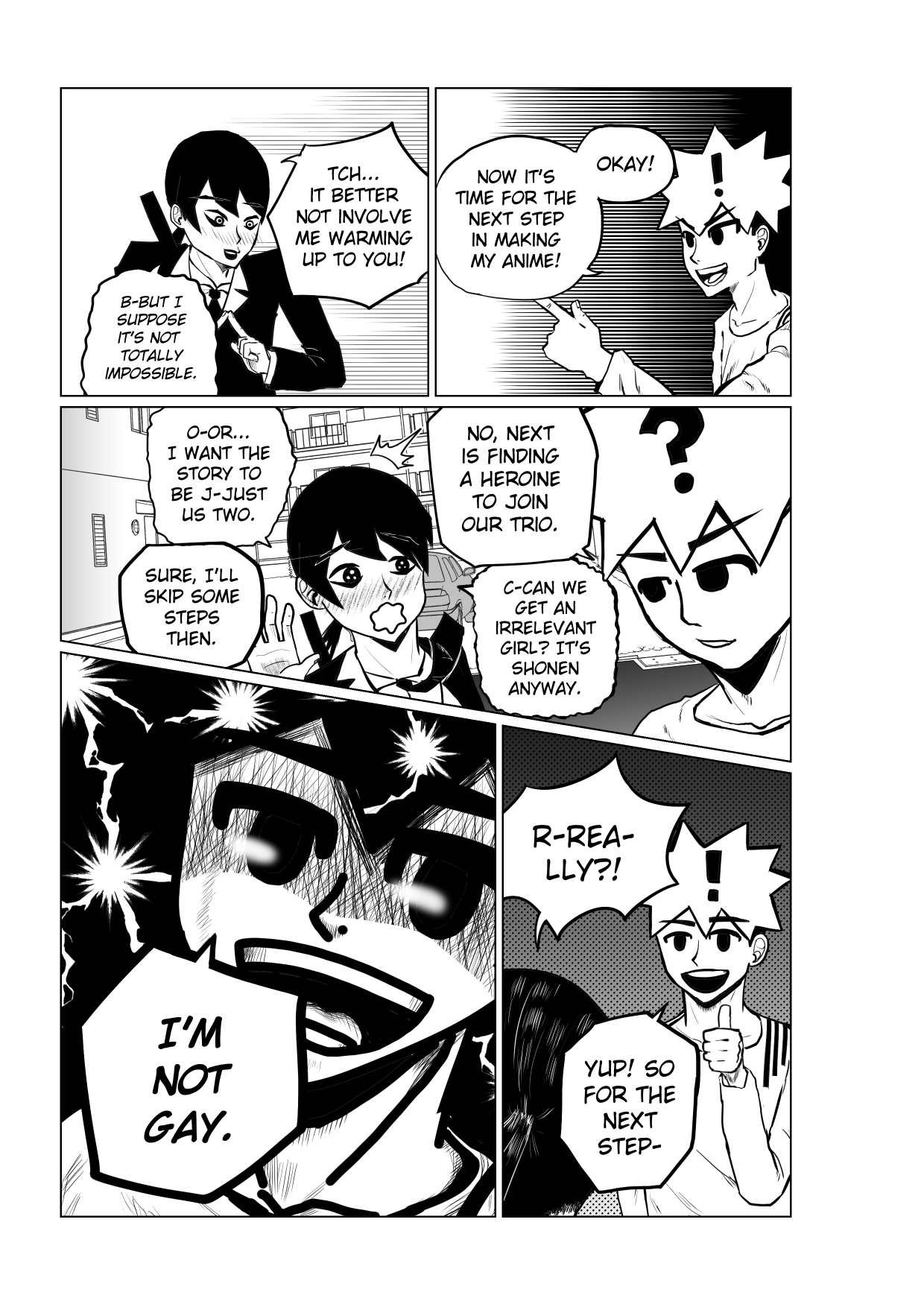 Is It Wrong To Write a Gag Manga For a Contest? Oneshot 第12页