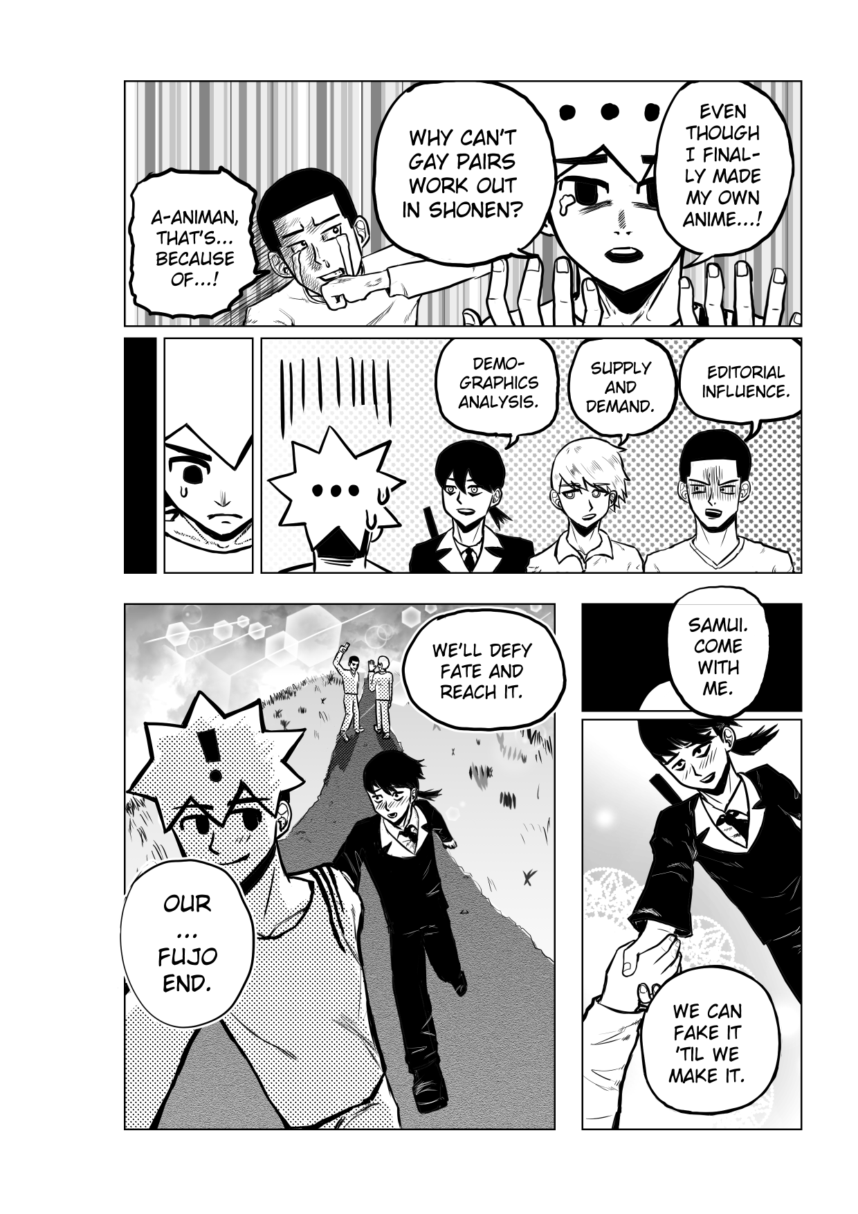 Is It Wrong To Write a Gag Manga For a Contest? Oneshot 第15页