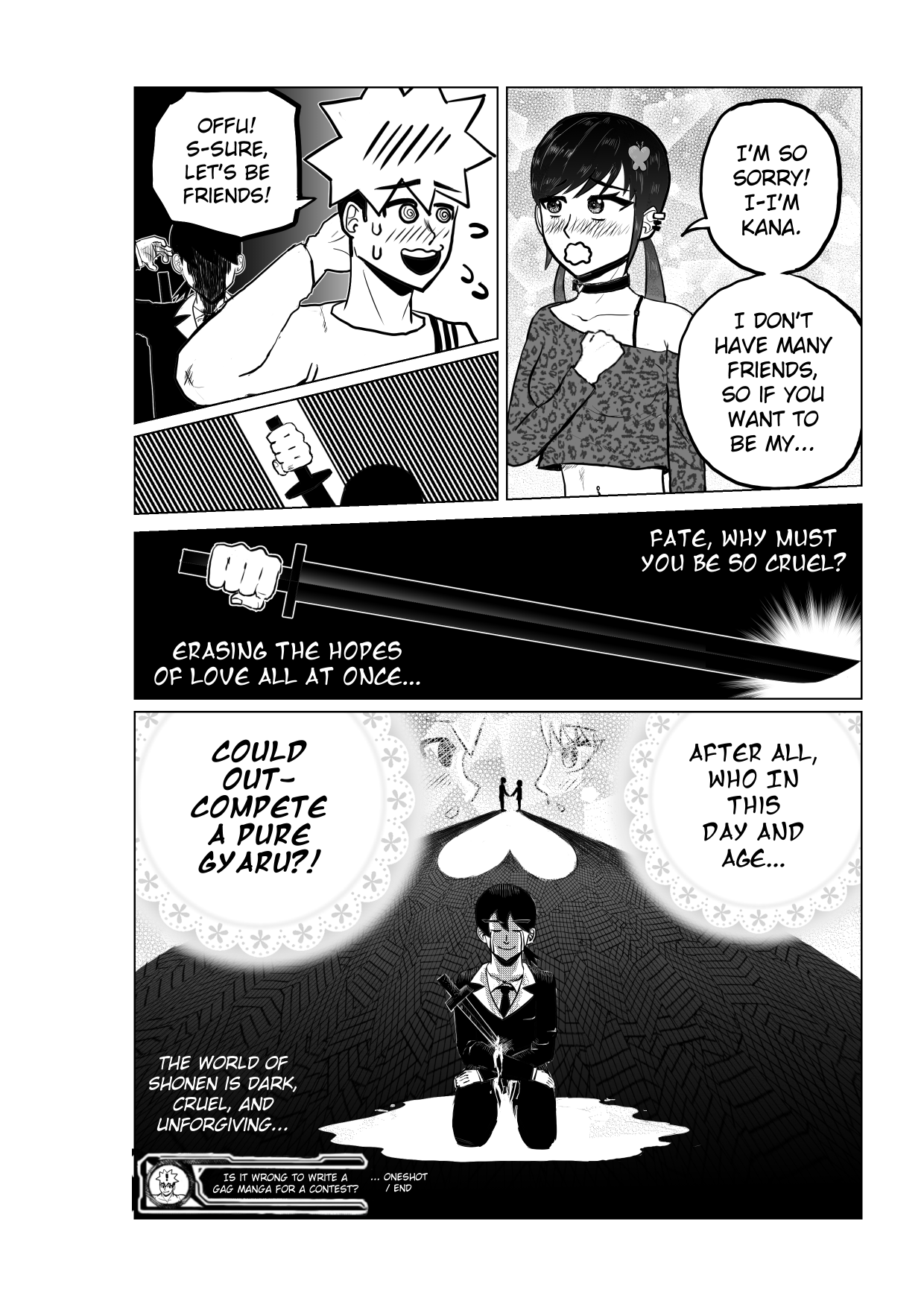 Is It Wrong To Write a Gag Manga For a Contest? Oneshot 第17页