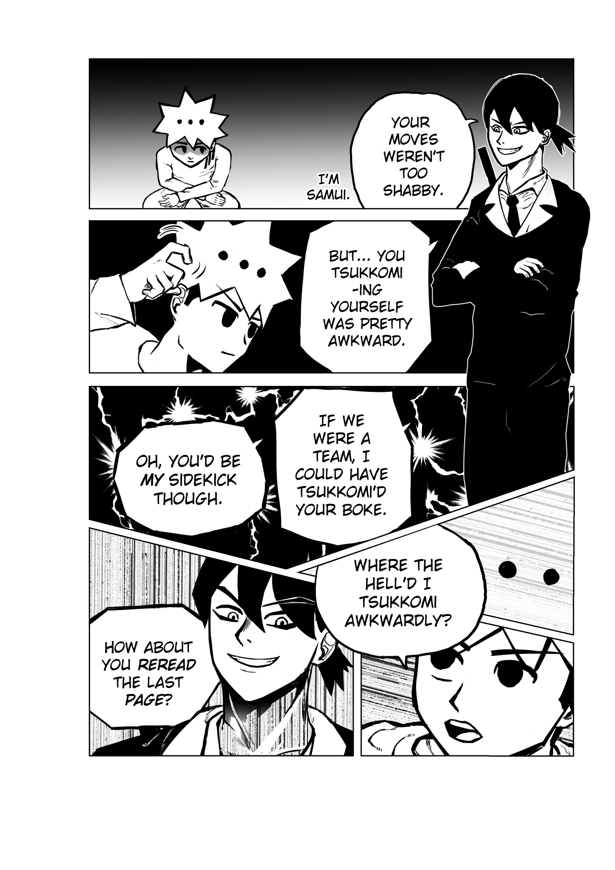 Is It Wrong To Write a Gag Manga For a Contest? Oneshot 第9页