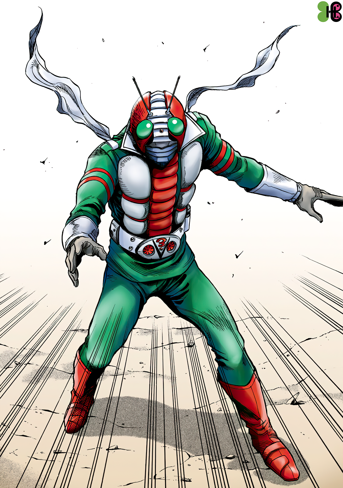 Shin Kamen Rider SPIRITS (Special Edition) Niềm tự hào Cát nóng (COLORIZED Version) 第6页