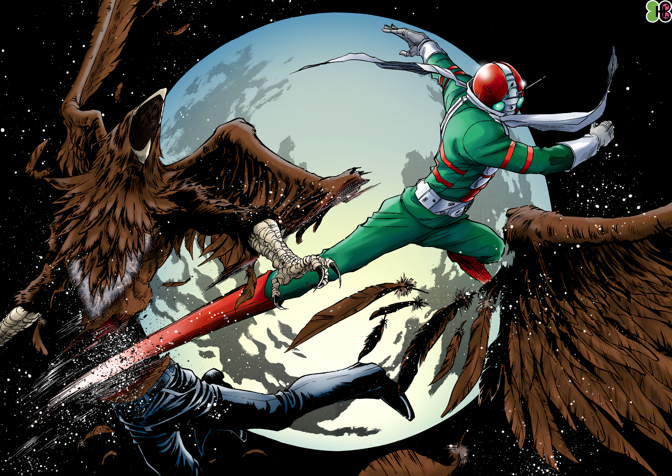 Shin Kamen Rider SPIRITS (Special Edition) Niềm tự hào Cát nóng (COLORIZED Version) 第69页