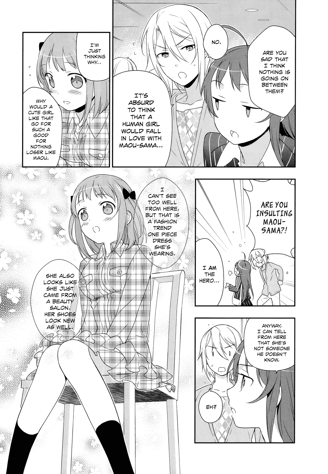 Hataraku Maou-sama! Maou.  Dating a Kouhai 第26页