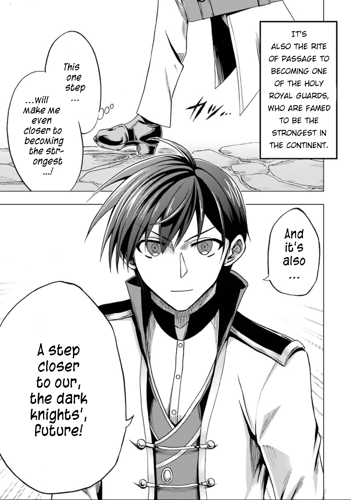 Ankoku Kishi no Ore Desu ga Saikyou no Paladin wo Mezashimasu The Dark Knight Goes to School 第4页