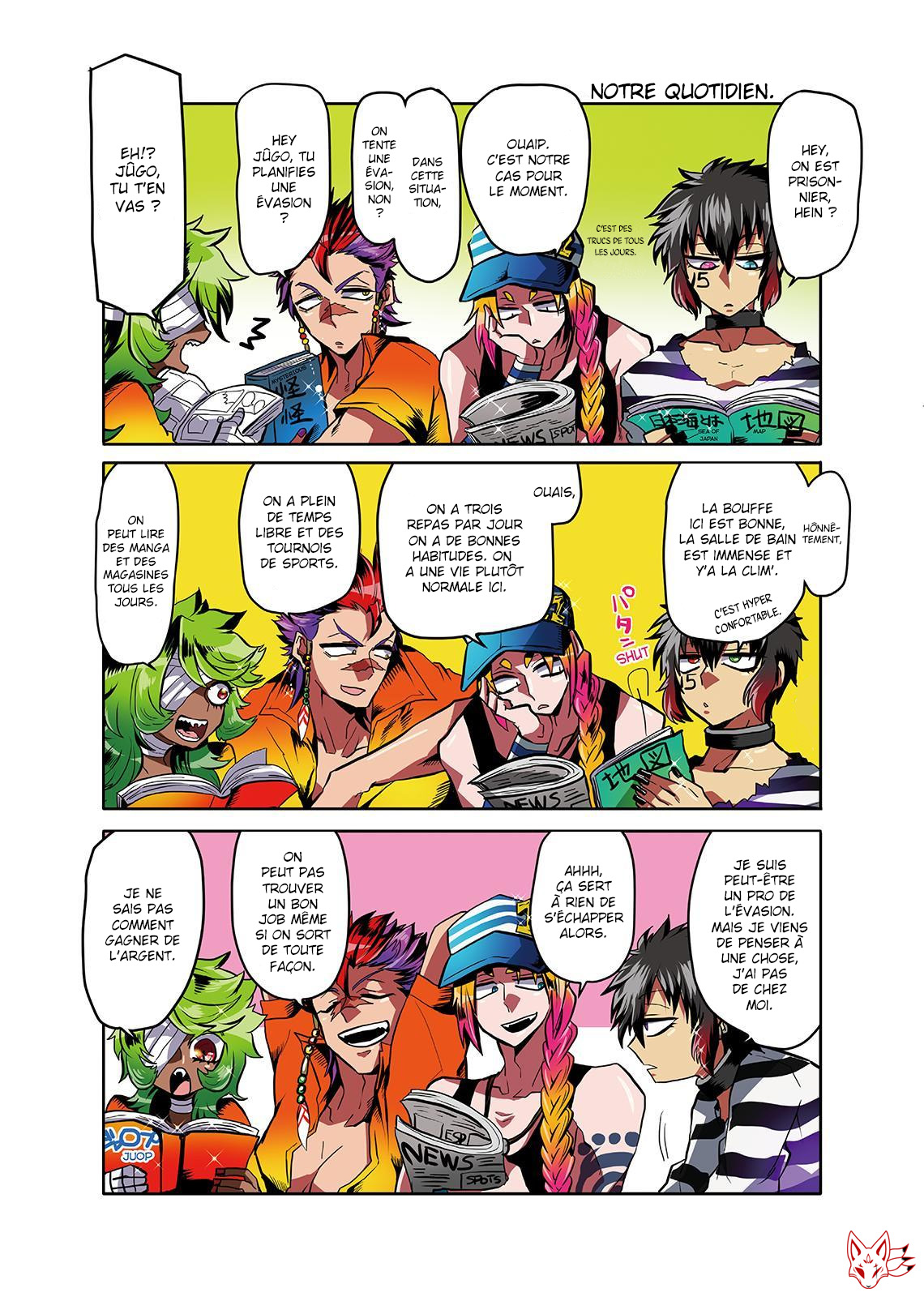 Nanbaka Prisonniers ×4 + Garde ×1 第11页