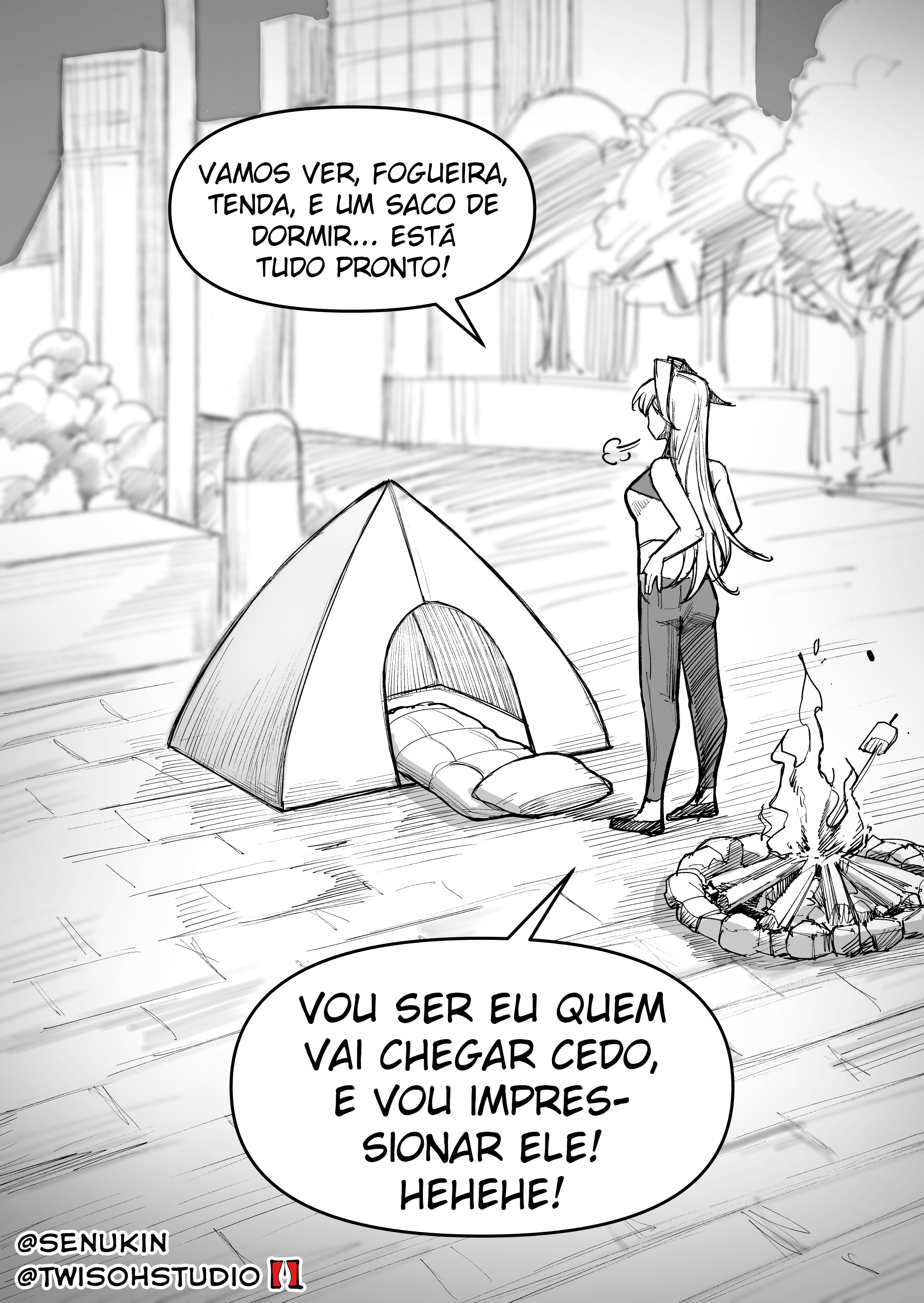 Self-destruction Girl A noite antes do encontro 第3页
