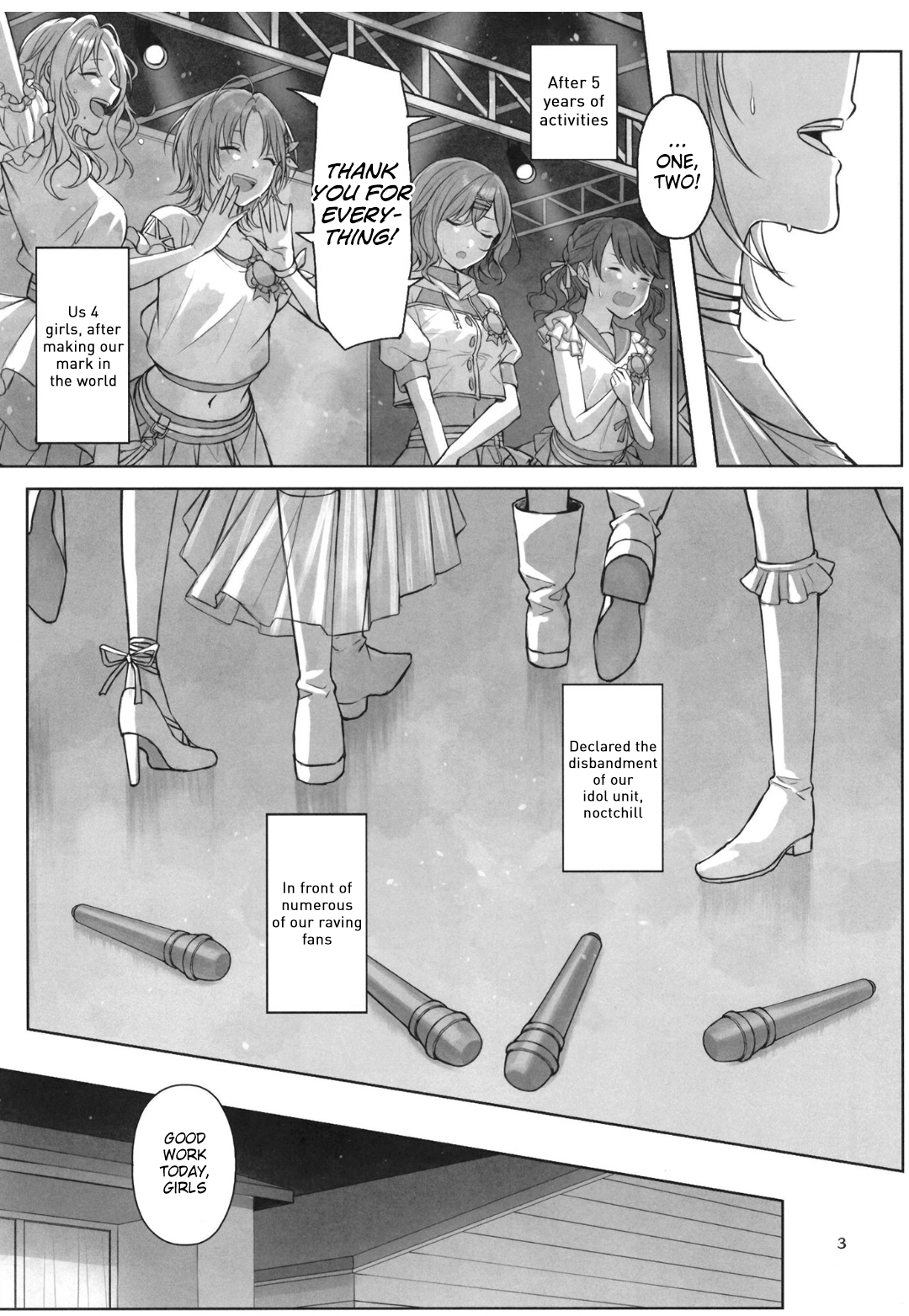 THE iDOLM@STER: Shiny Colors - The Blaze of the Snowy Silver Sky (Doujinshi) 第4页