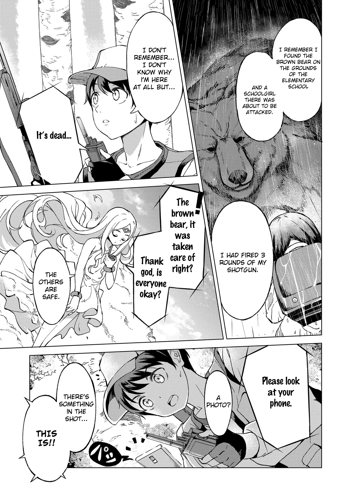 Hokkaidou no Gen'eki Hunter ga Isekai ni Hourikomarete Mita ~Elf Yome to Meguru Isekai Shuryou Life~ Vol. 1 Ch. 1.1 第11页