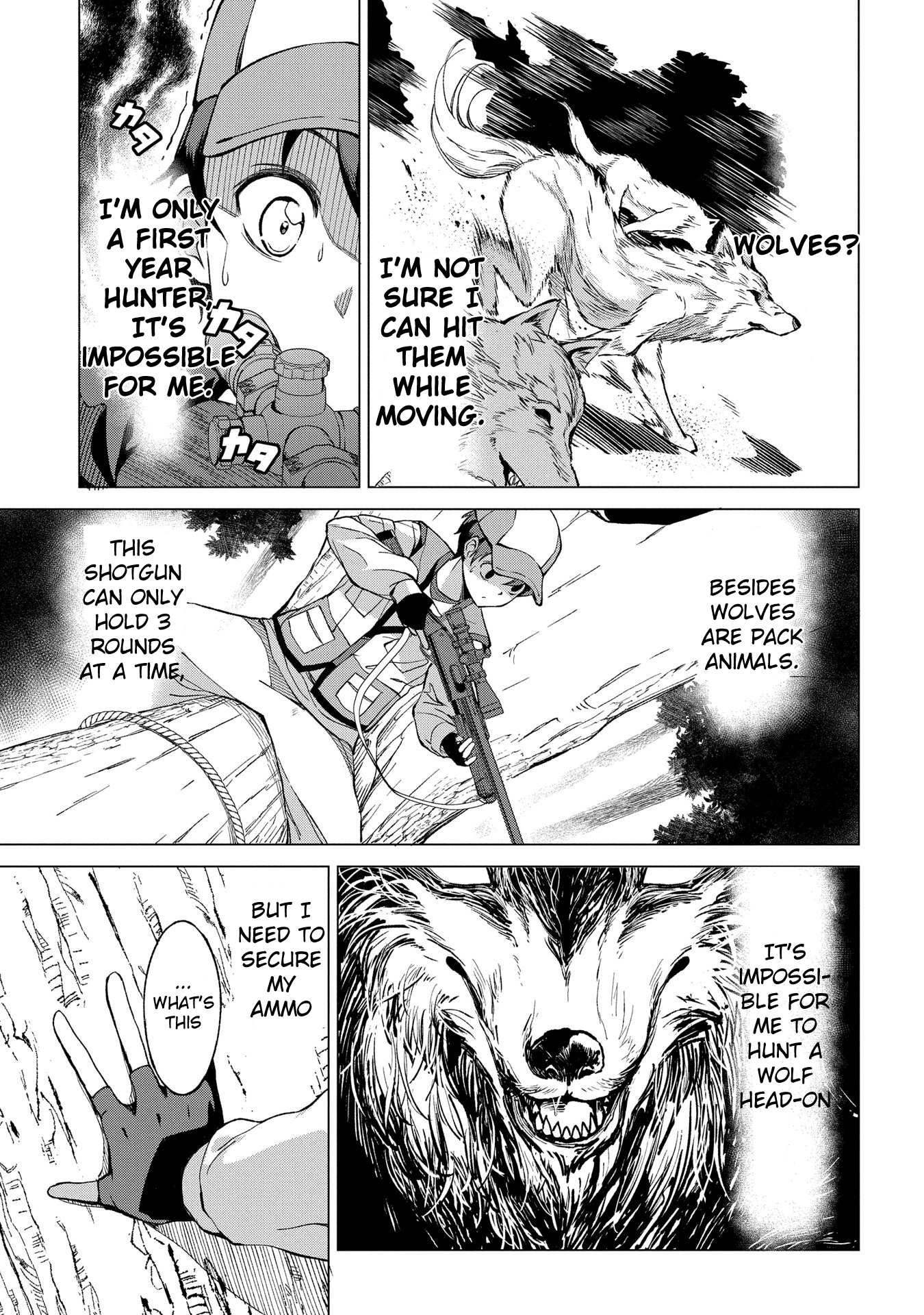 Hokkaidou no Gen'eki Hunter ga Isekai ni Hourikomarete Mita ~Elf Yome to Meguru Isekai Shuryou Life~ Vol. 1 Ch. 1.1 第17页