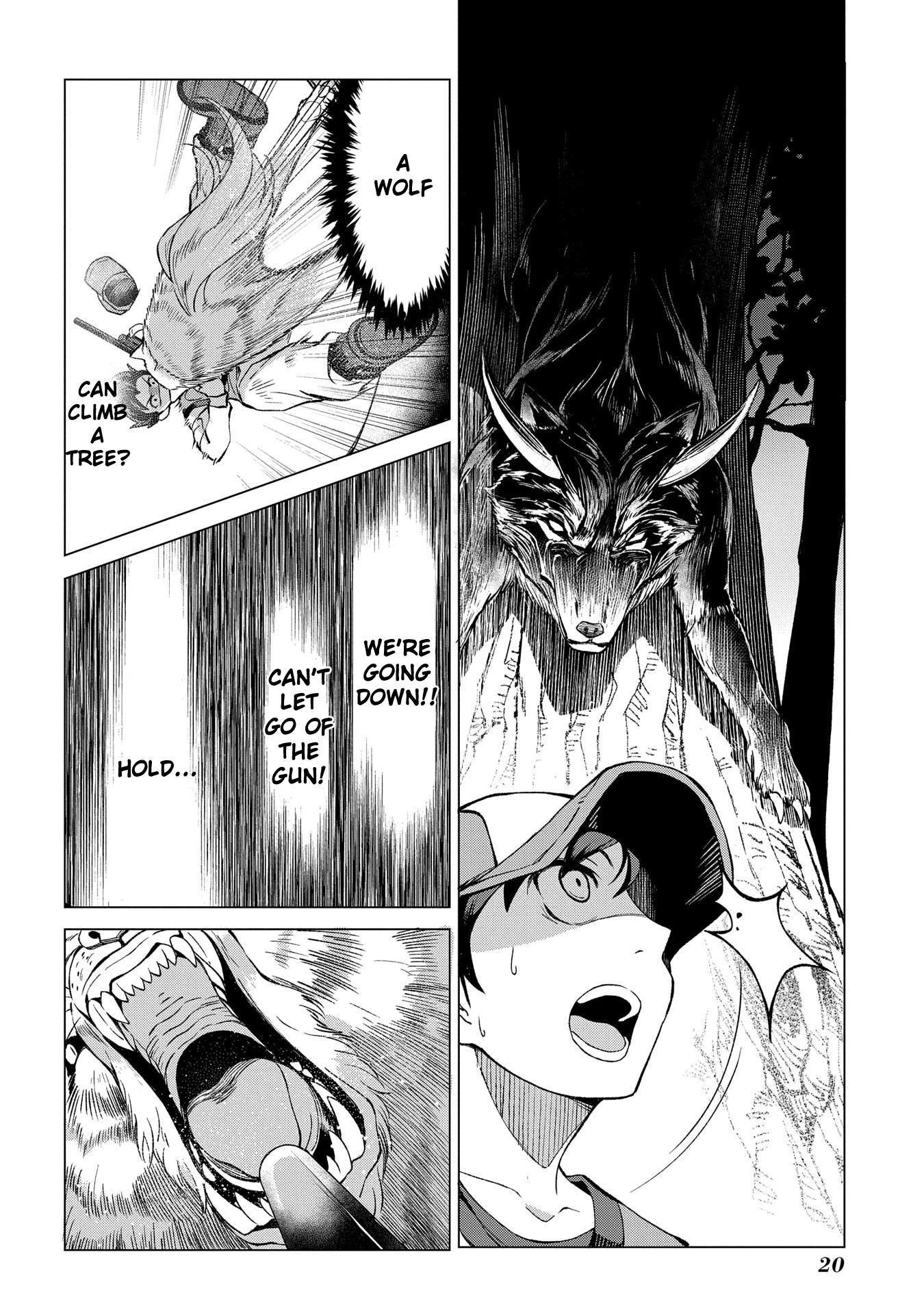 Hokkaidou no Gen'eki Hunter ga Isekai ni Hourikomarete Mita ~Elf Yome to Meguru Isekai Shuryou Life~ Vol. 1 Ch. 1.1 第20页