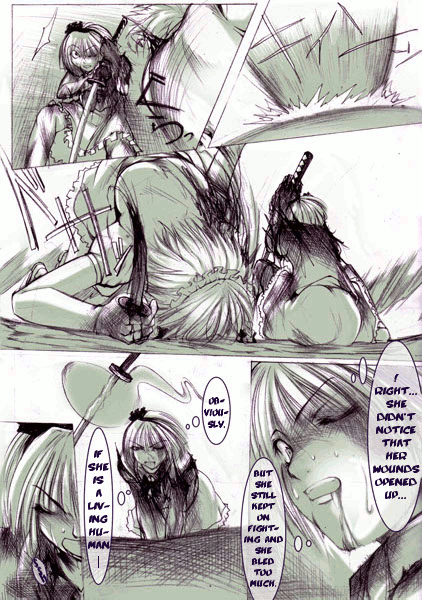 Touhou - Sakuya VS Youmu (Doujinshi) Oneshot 第14页