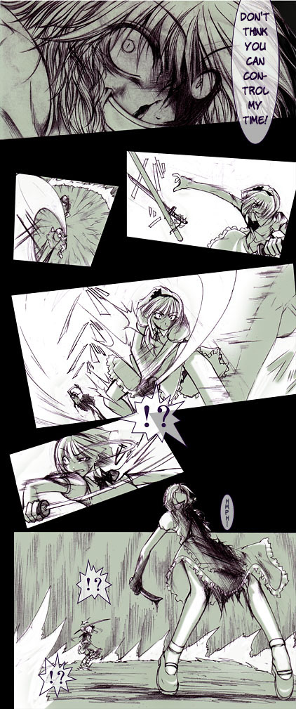 Touhou - Sakuya VS Youmu (Doujinshi) Oneshot 第9页