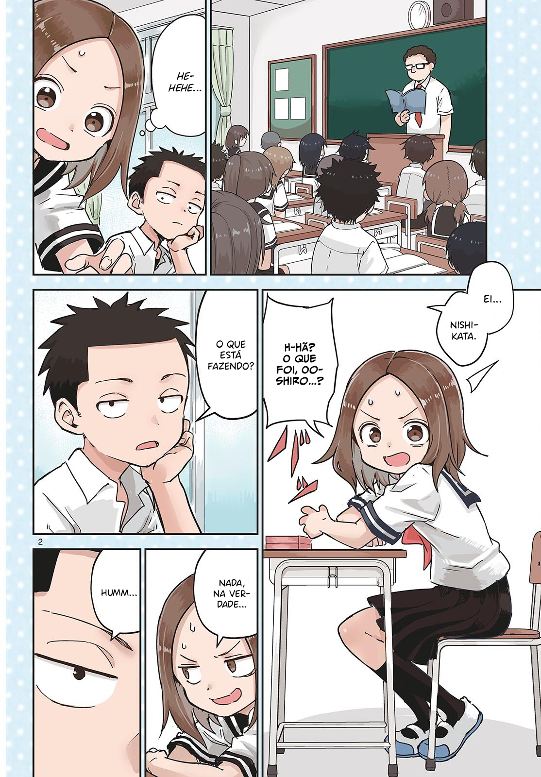 Karakai Jouzu (?) no Nishikata-san Começo 第3页