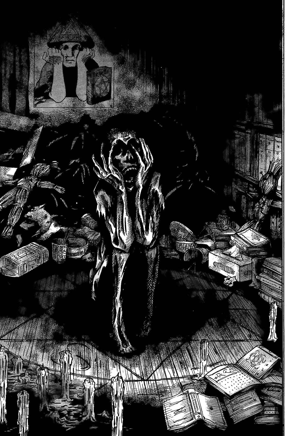 Yamiyo ni Asobu na Kodomotachi Виновник кровопролития и человекоубийства 第68页