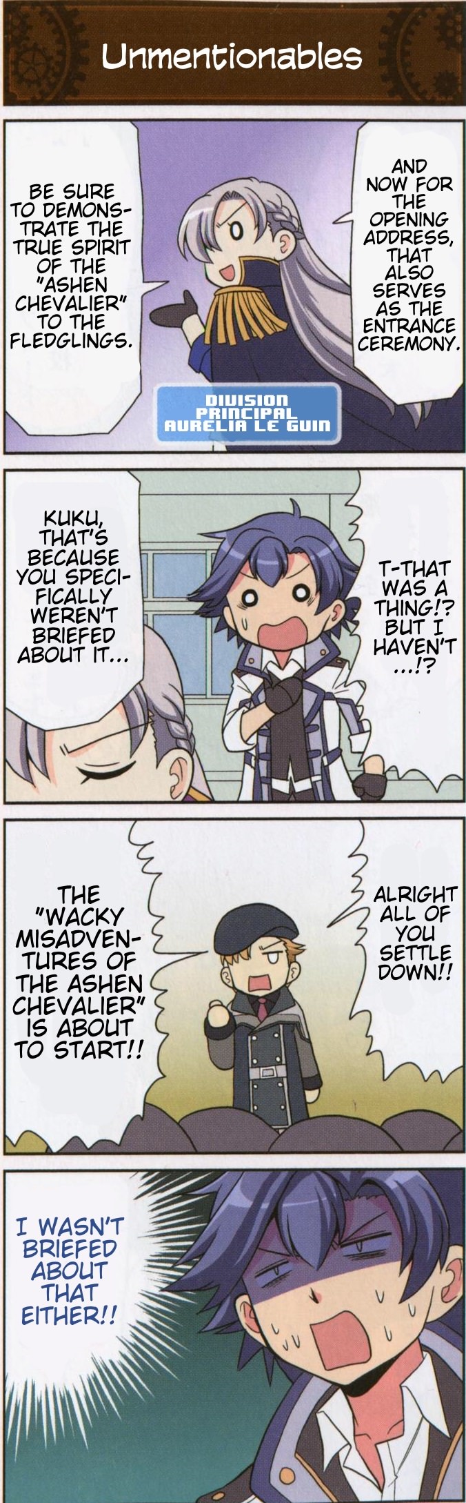 Sen no Kiseki Magazine 4koma 第3页