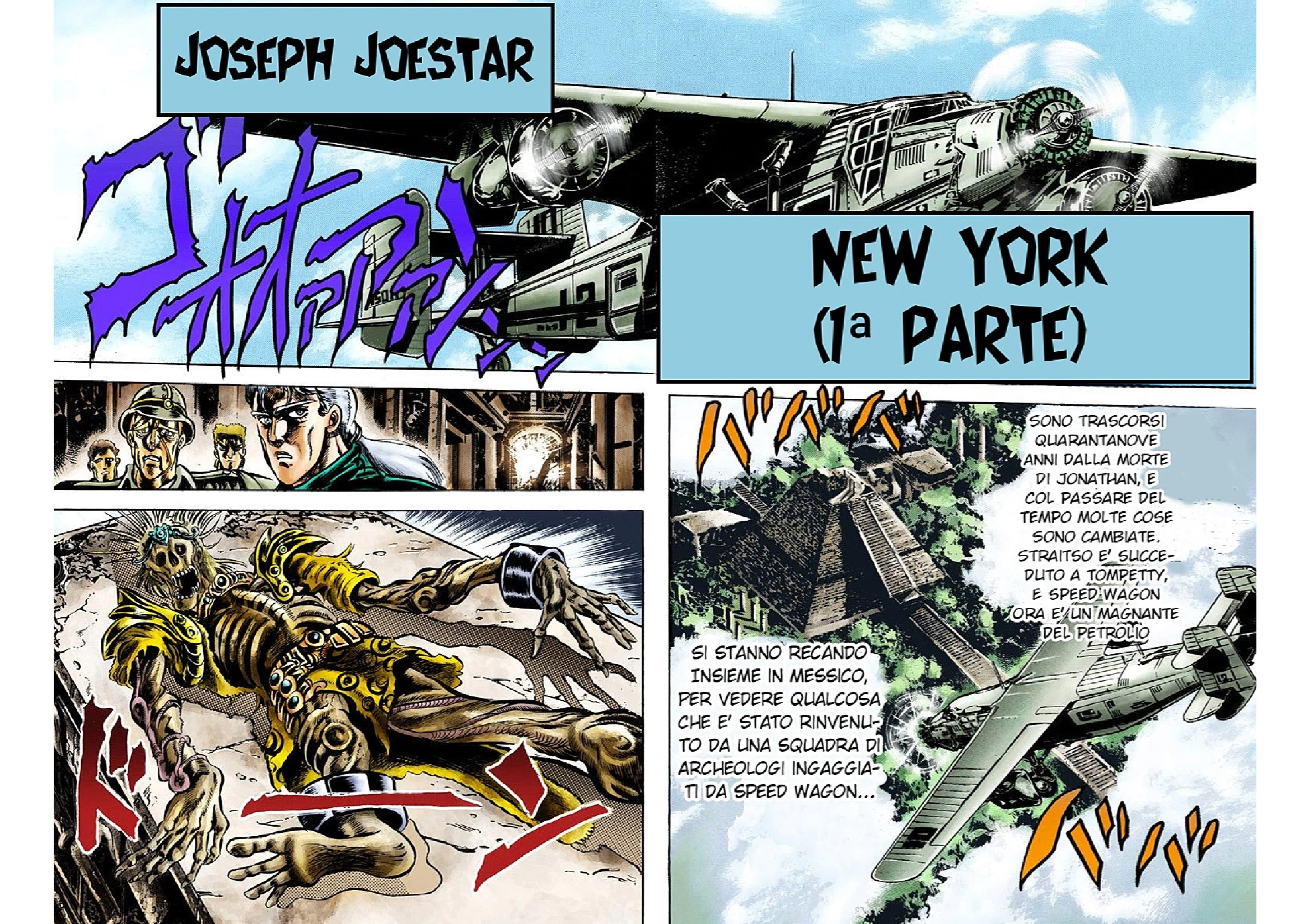 JoJo's Bizarre Adventure, Part 2: Battle Tendency (Official Colored) Joseph Joestar - New York (1ª PARTE) 第3页