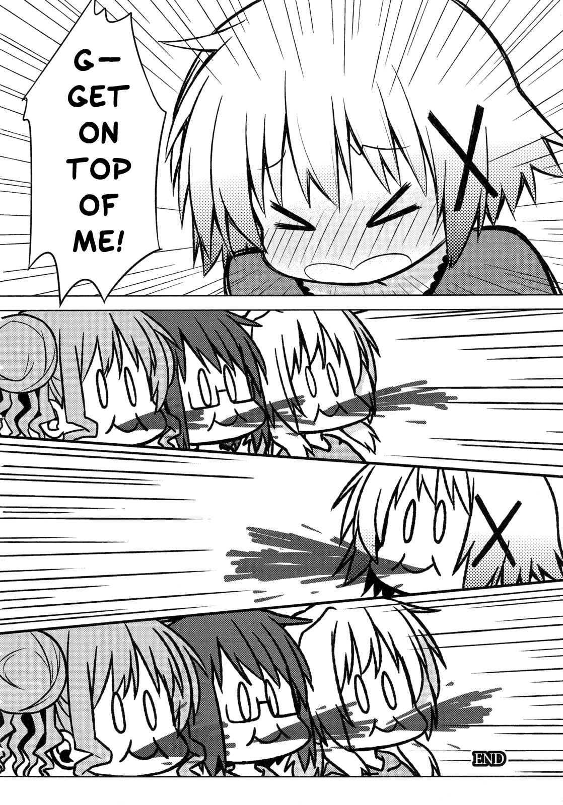 Hidamari Sketch Story Anthology Comic Squished by a Squeeze 第8页