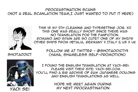 Hetalia - Mangiatanto! (Doujinshi) Oneshot 第12页