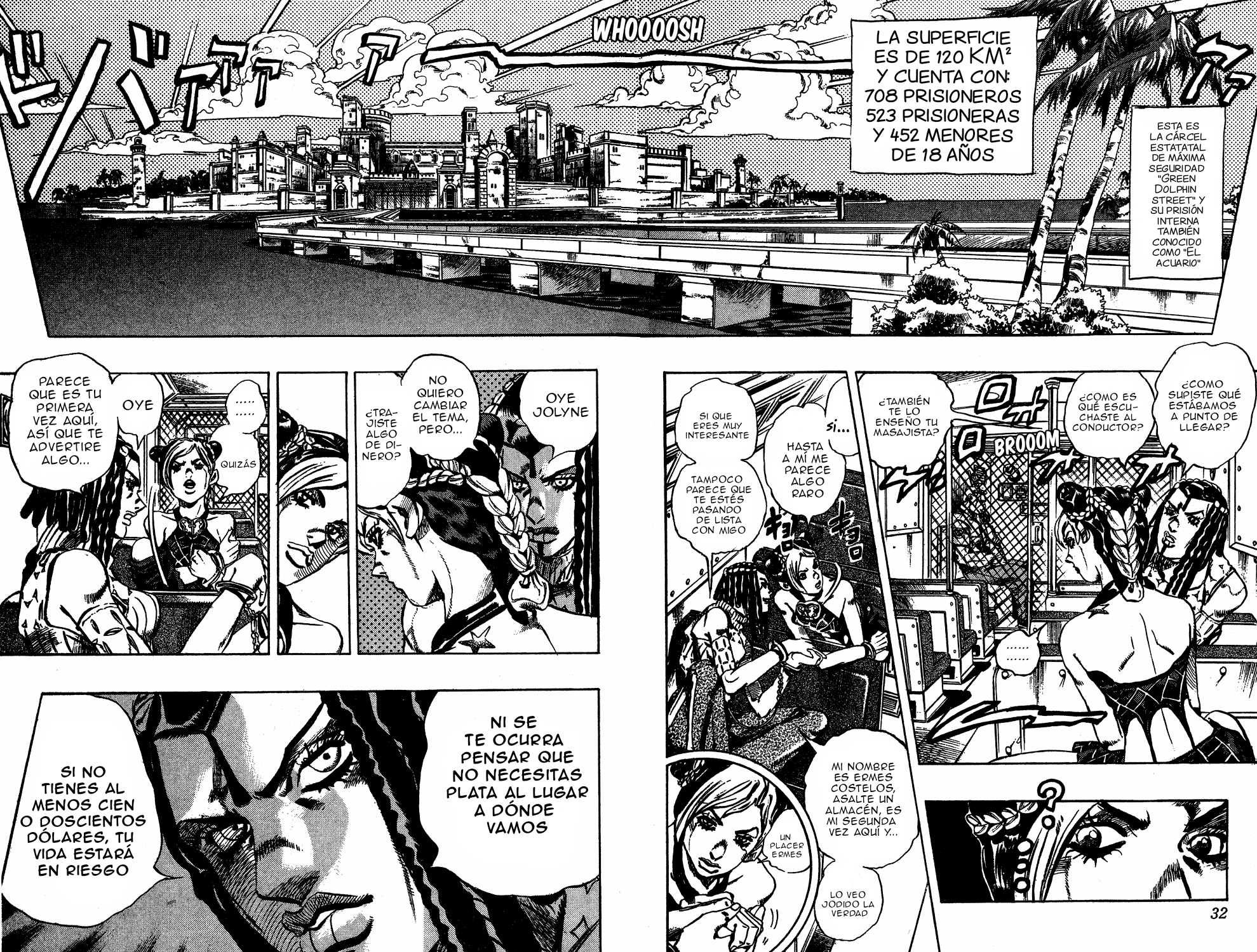 JoJo's Bizarre Adventure Part 6 - Stone Ocean Stone Ocean Parte 1 第32页