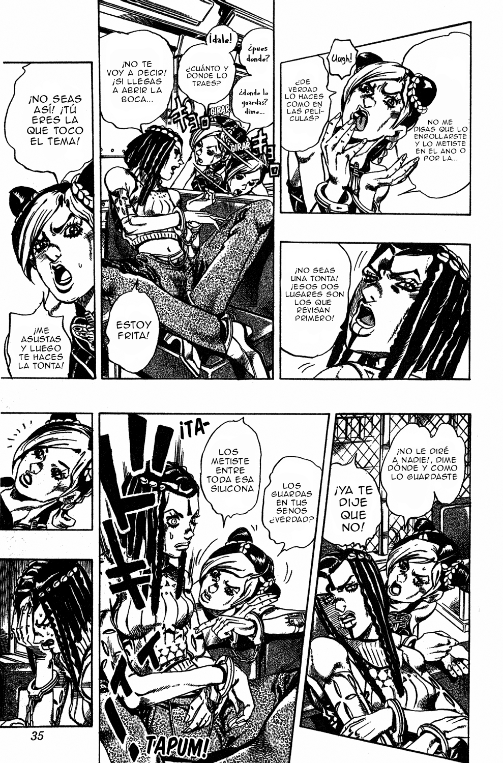 JoJo's Bizarre Adventure Part 6 - Stone Ocean Stone Ocean Parte 1 第34页