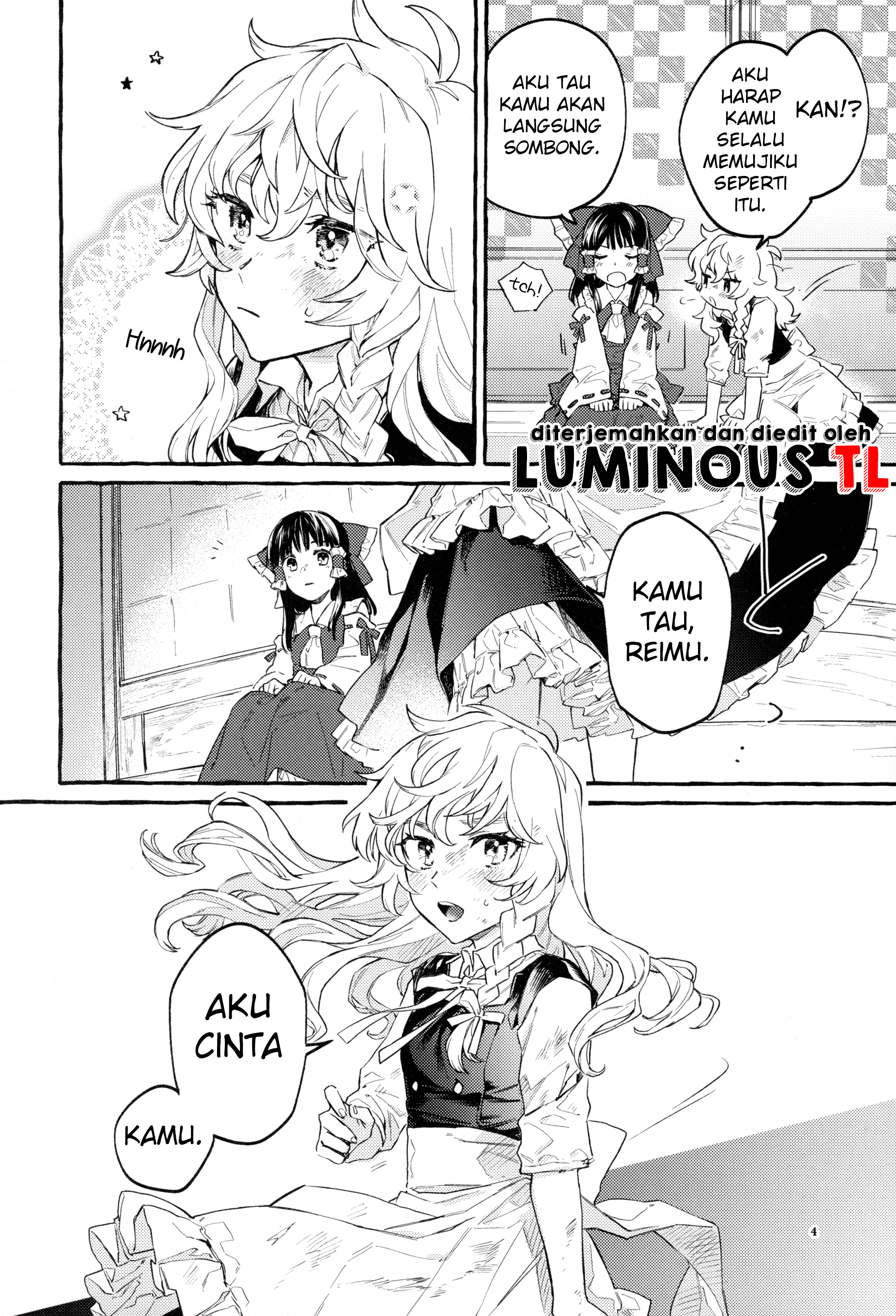 Touhou - Knowing/Not Knowing Love (Doujinshi) Oneshot 第4页