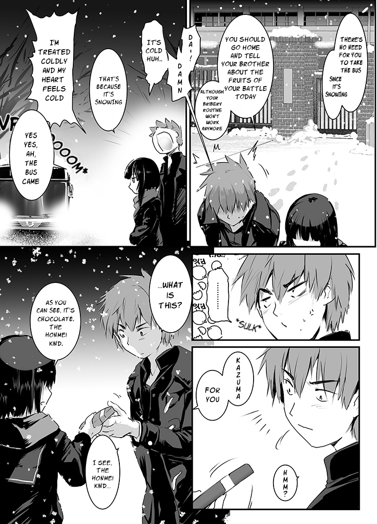 Kono Subarashii Sekai ni Shukufuku wo! - KazuMegu Valentine's Day 2018 (Doujinshi) 第6页