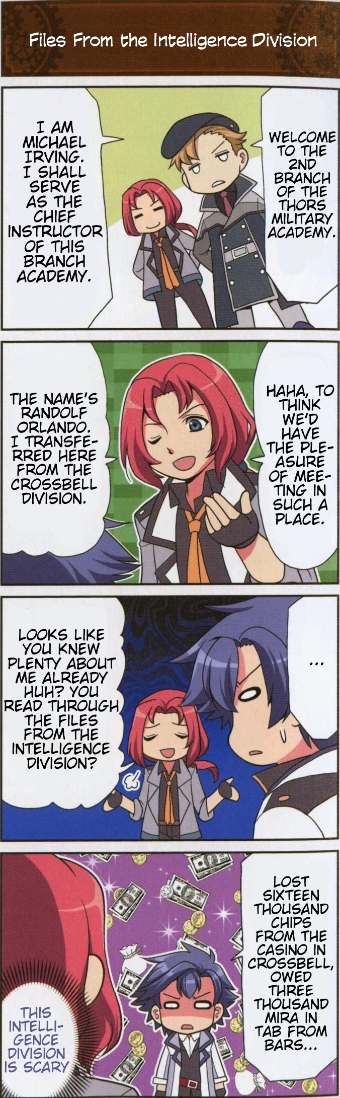 Sen no Kiseki Magazine 4koma 第2页