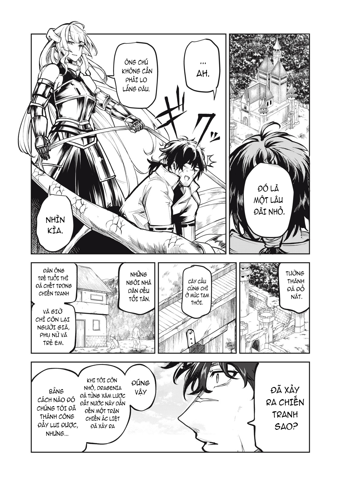 Kuni wo Owareta Ryuushi-san, Hirowareta Ringoku de Ukkari Musou Shite Shimau. ~Jakushou Kokka ga Tairiku Saikyou no Ryuu no Rakuen ni Naru made~ Vol. 1 Ch. 2.1 第4页