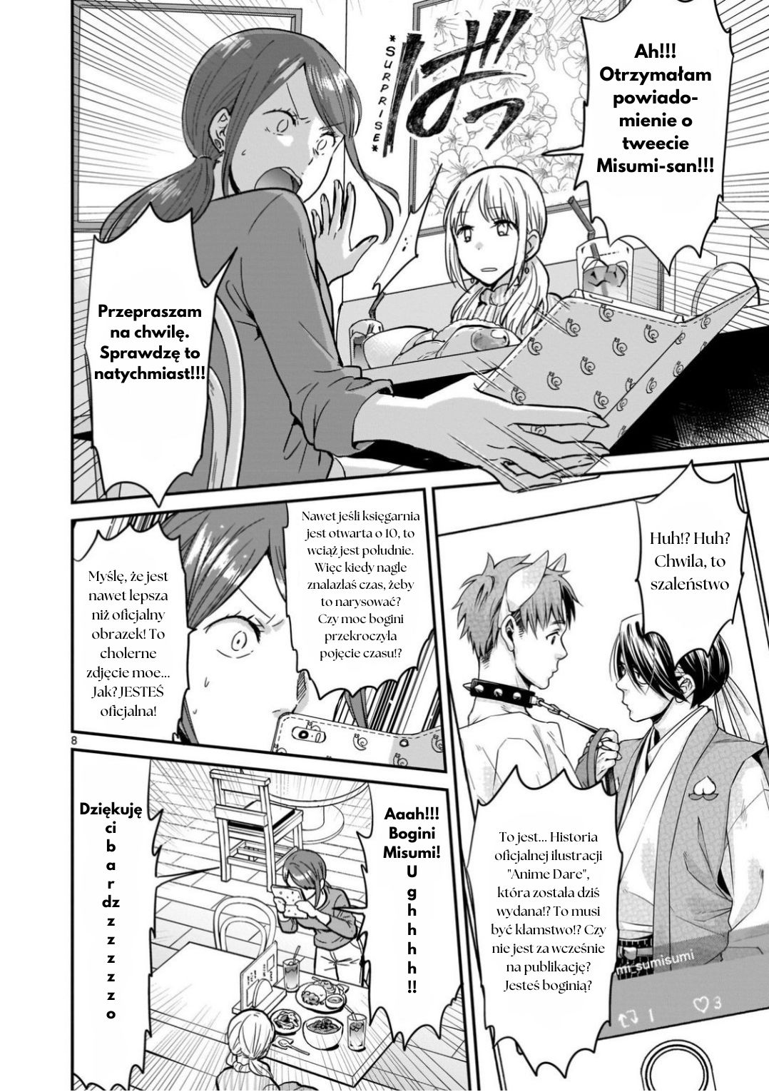 Kami Eshi JK to OL Fujoshi Myślisz że romantyczny związek z boginią zadziała? 第8页