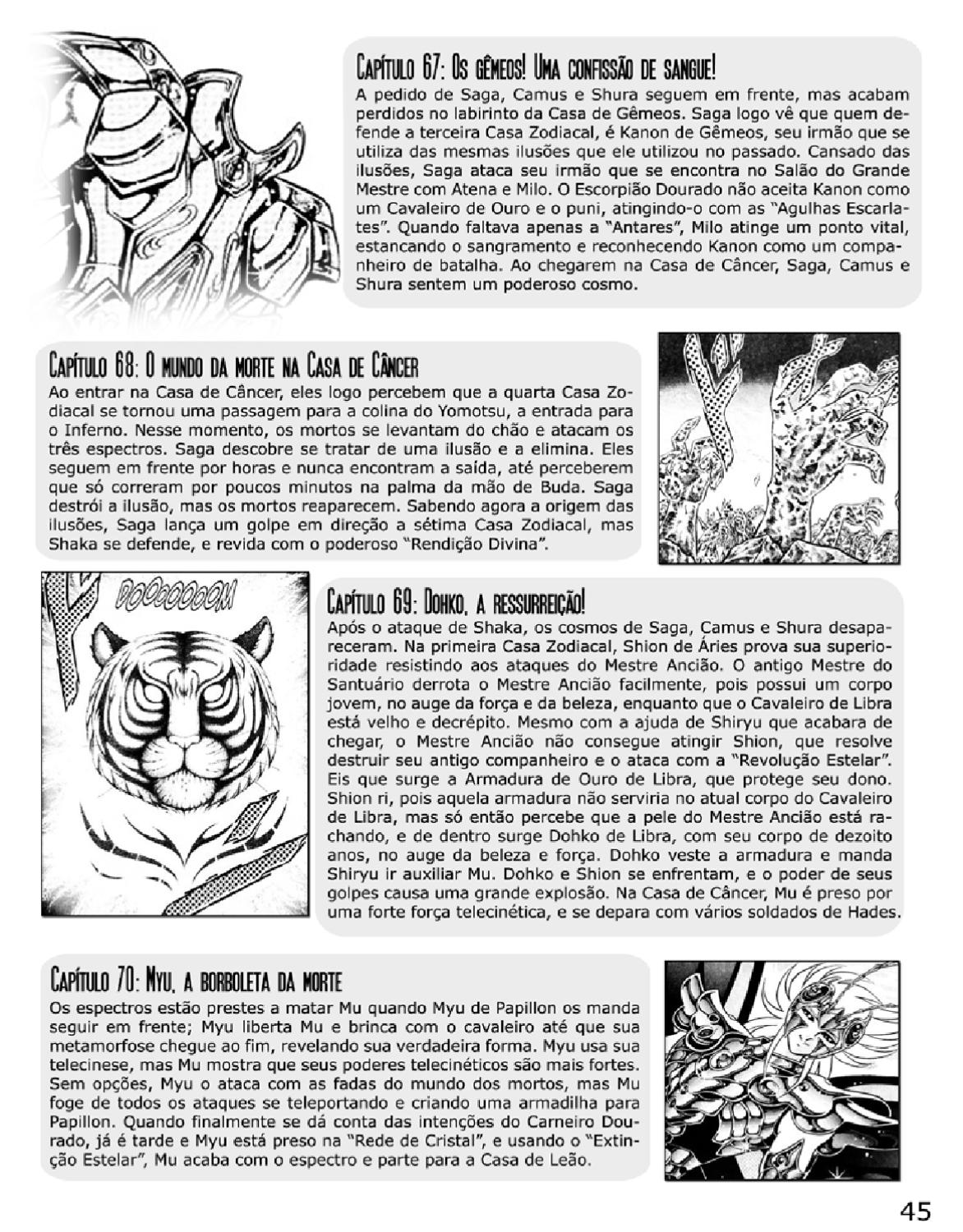 Saint Seiya: 25th Years Encyclopedia O Mangá 第27页