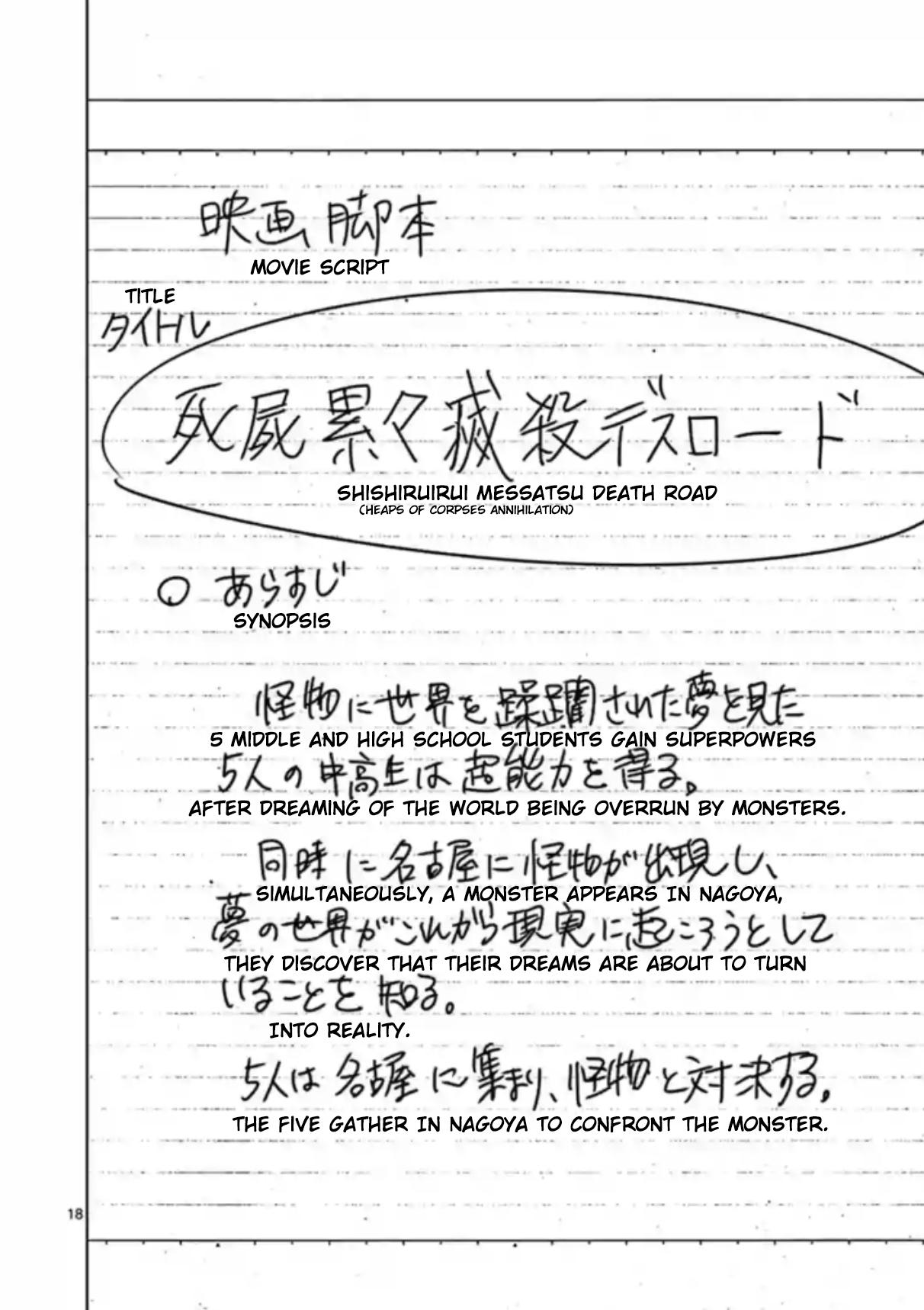Naito Shishiruirui Messatsu Death Road Vol. 1 Ch. 6 第17页