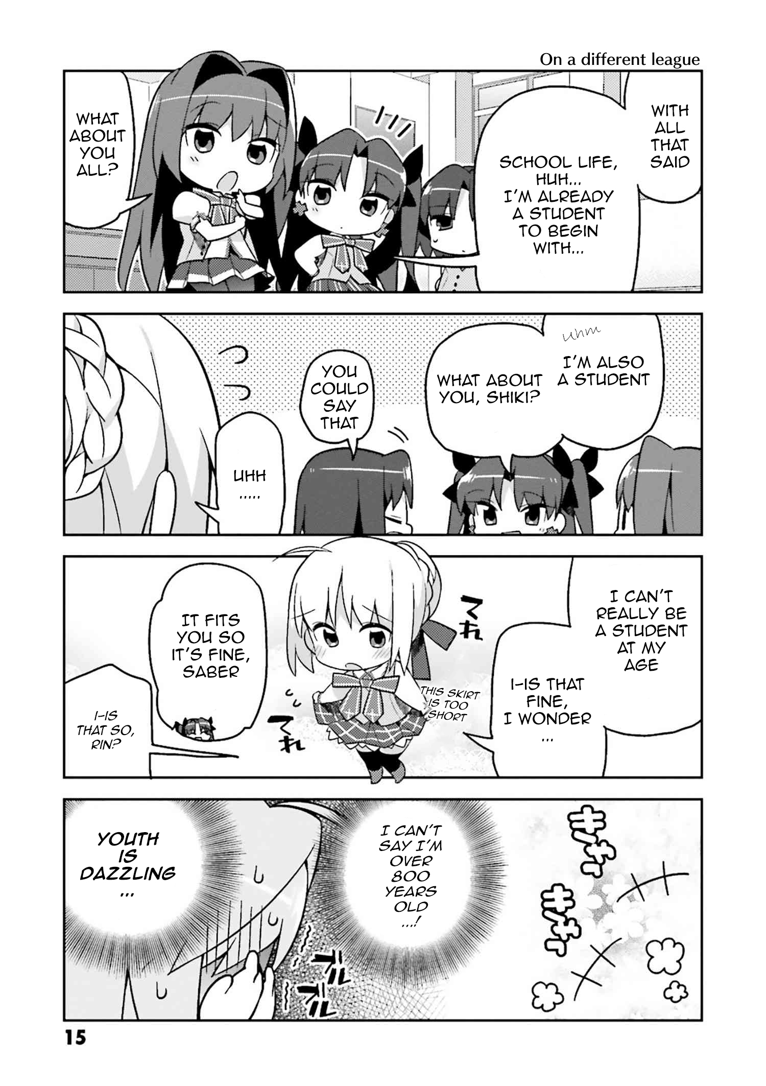 Type-Moon Gakuen - Chibi Chuki! 1st Period: Starting Bell 第17页